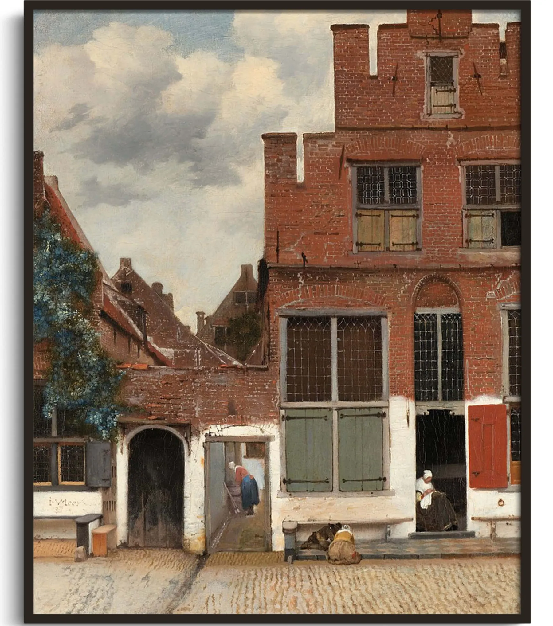 Galerie Mont The Little Street - Johannes Vermeer^ Vermeer