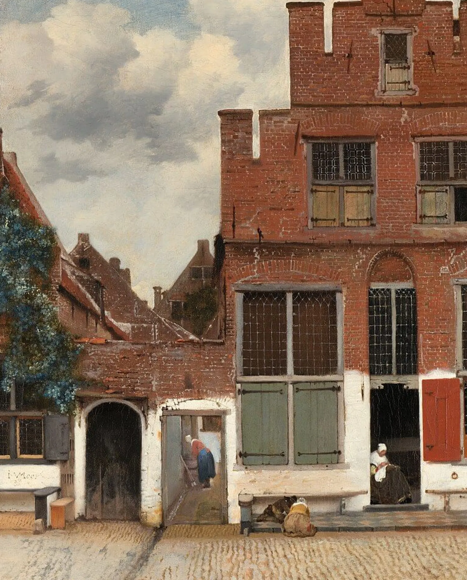 Galerie Mont The Little Street - Johannes Vermeer^ Vermeer