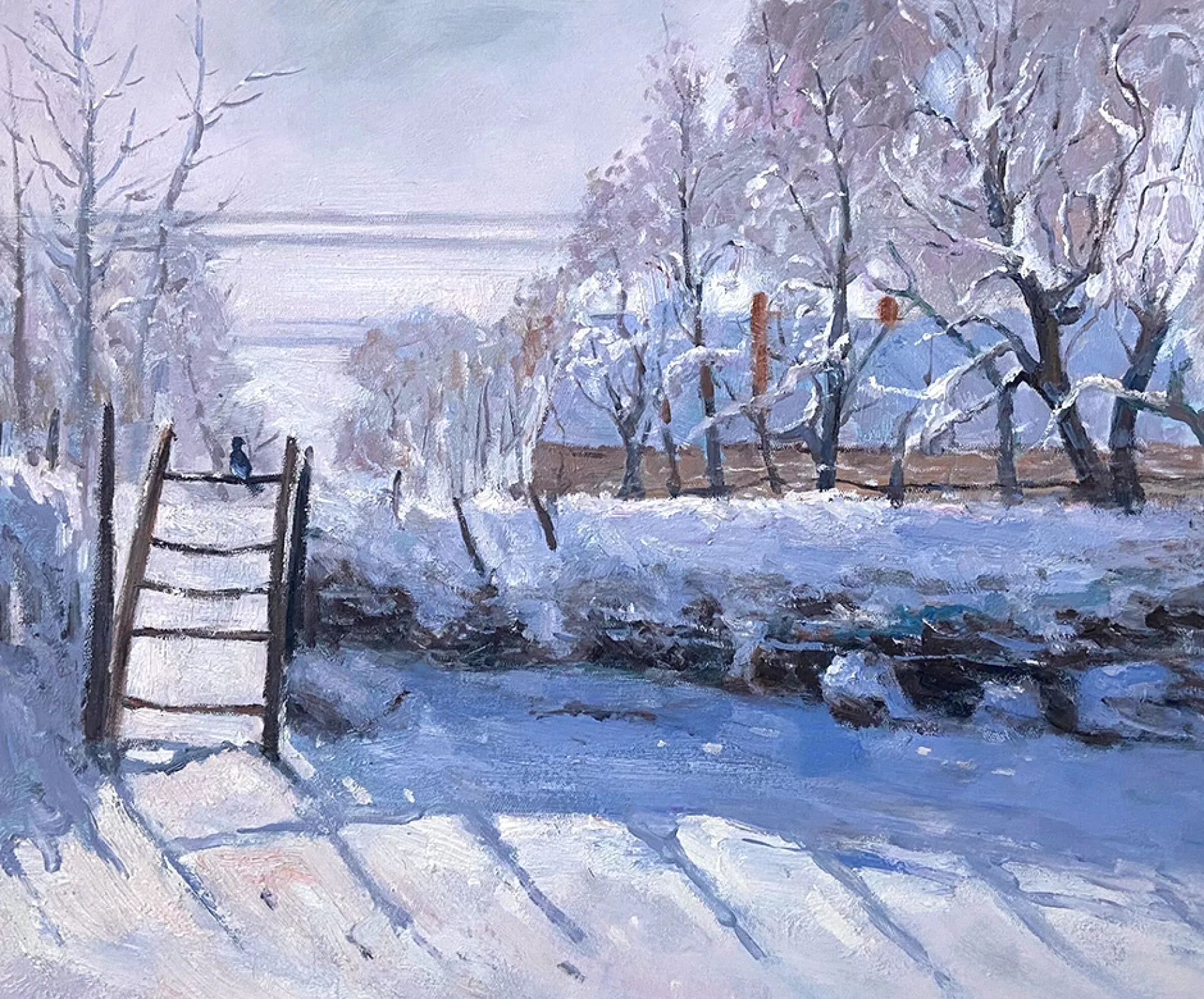 Galerie Mont The Magpie - Claude Monet^ Monet