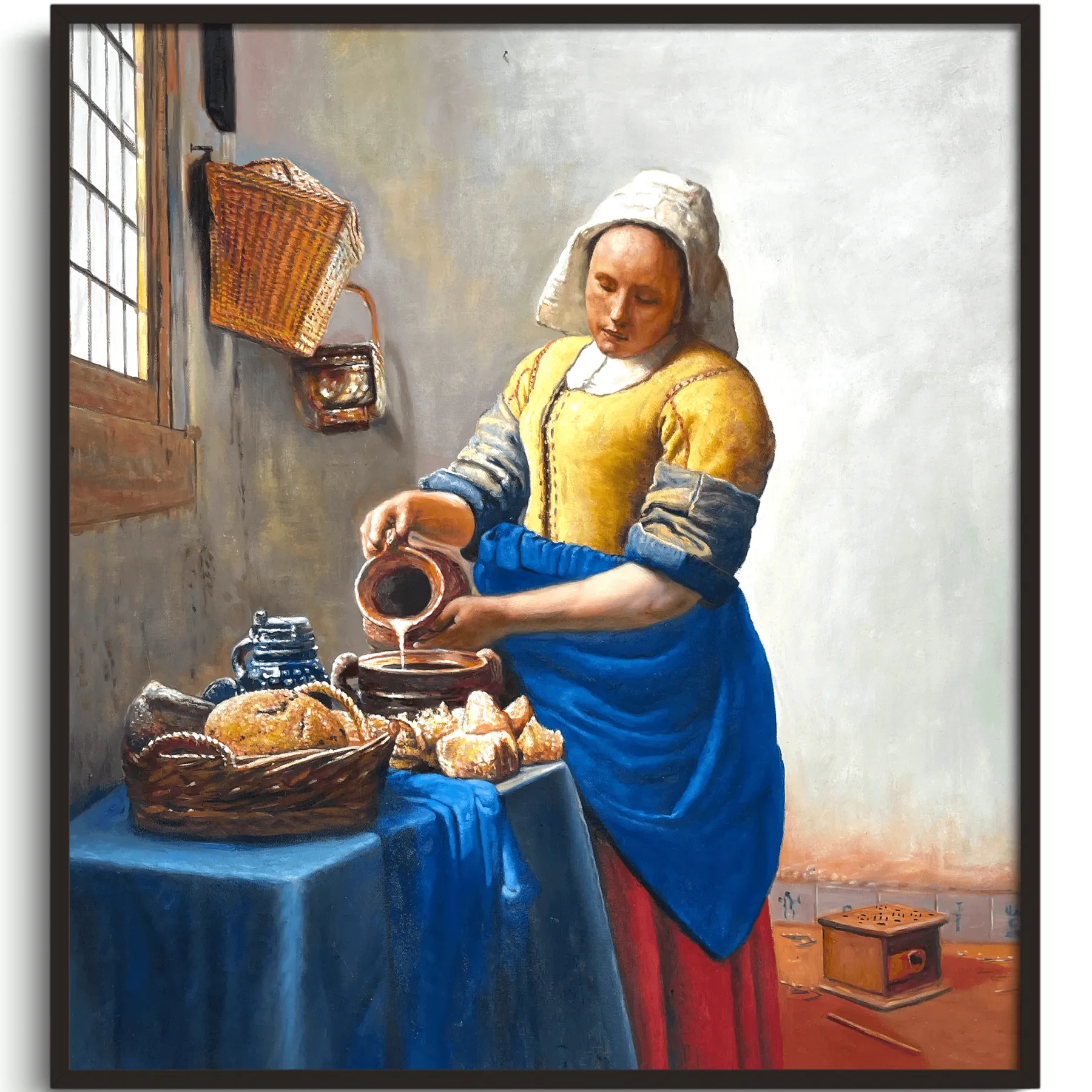 Galerie Mont The Milkmaid - Johannes Vermeer^ Vermeer