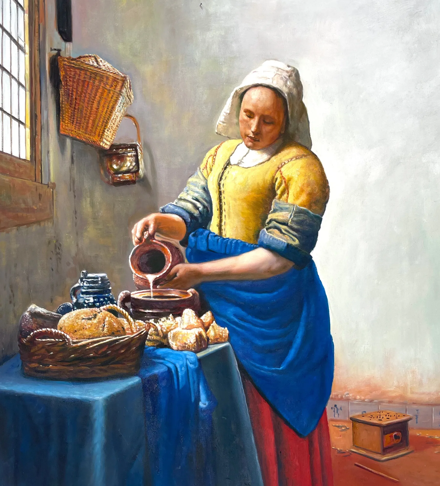 Galerie Mont The Milkmaid - Johannes Vermeer^ Vermeer
