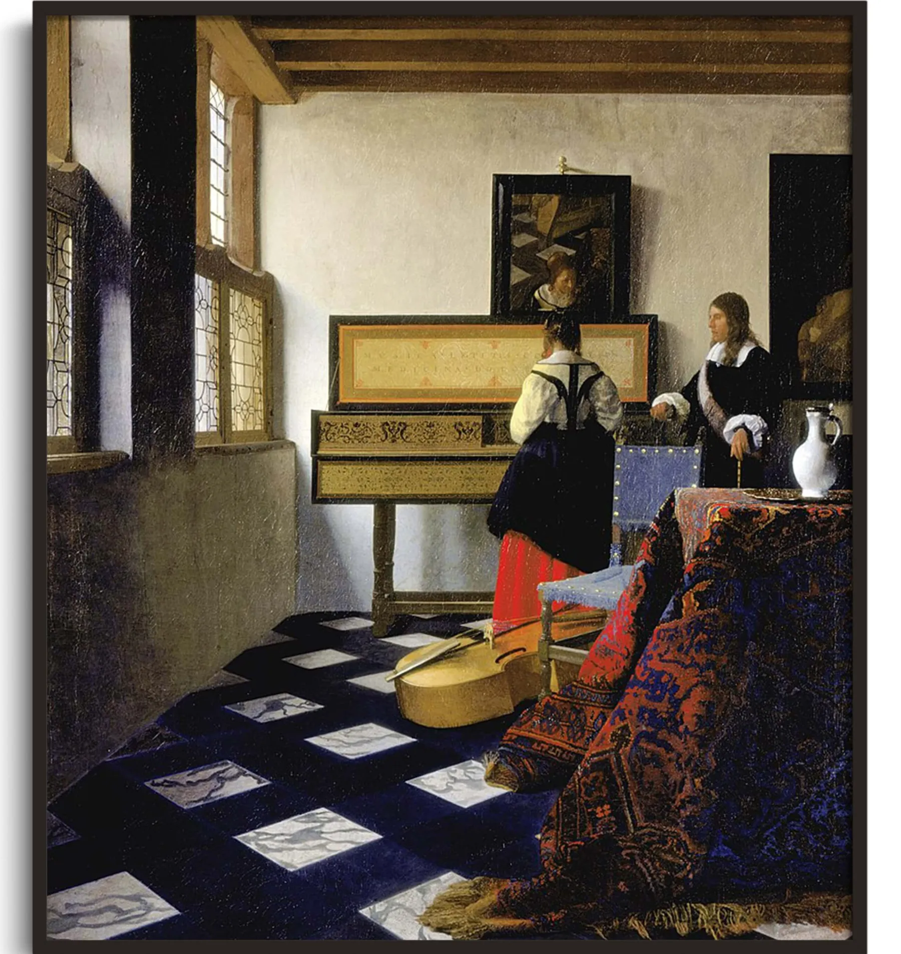 Galerie Mont The music lesson - Johannes Vermeer^ Vermeer