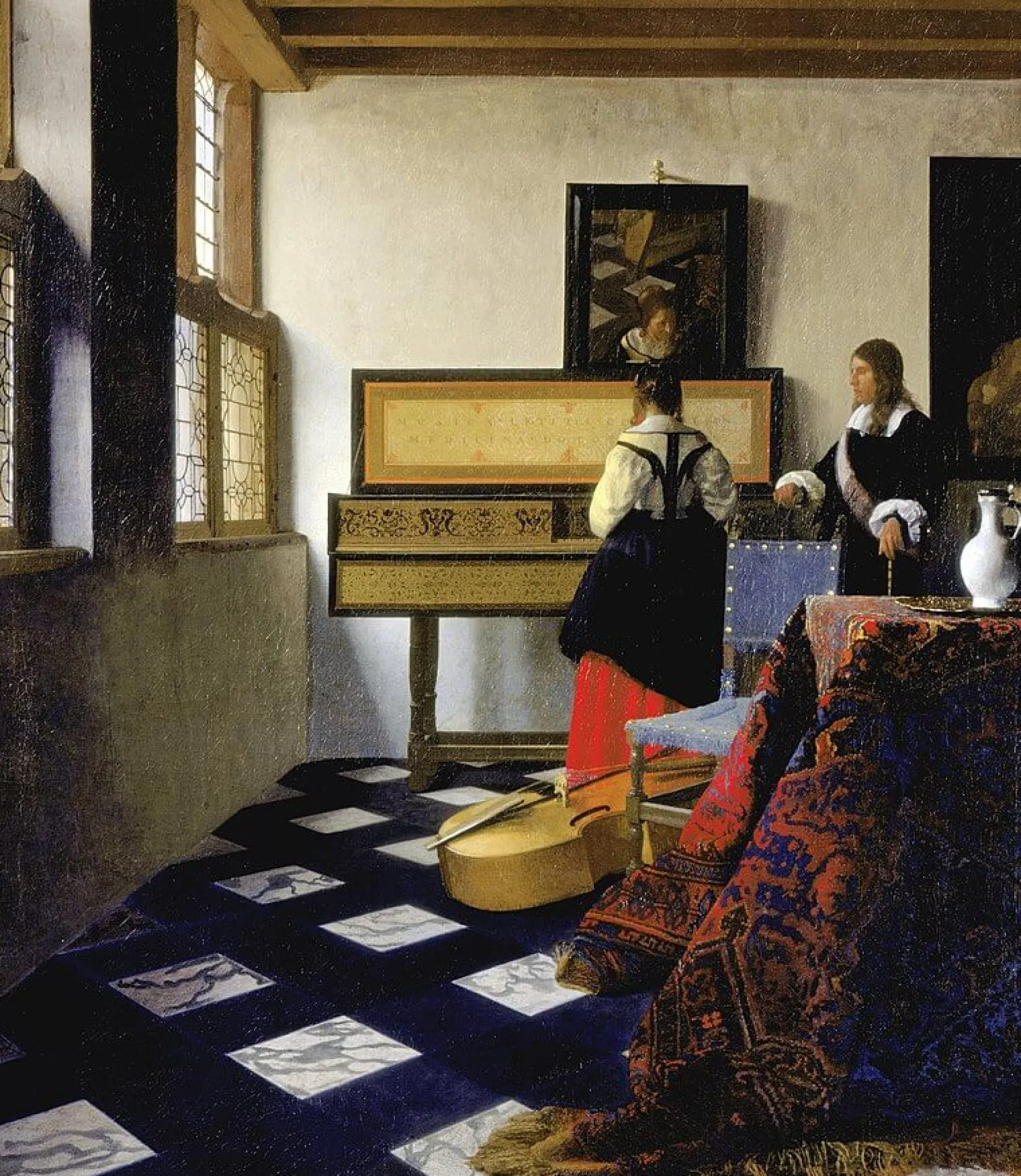 Galerie Mont The music lesson - Johannes Vermeer^ Vermeer