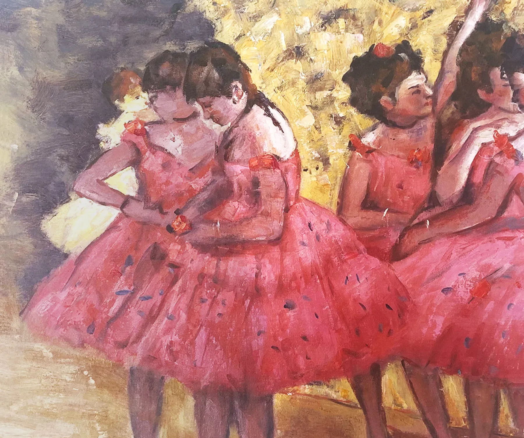 Galerie Mont The Pink Dancers, Before the Ballet - Edgar Degas^ Degas