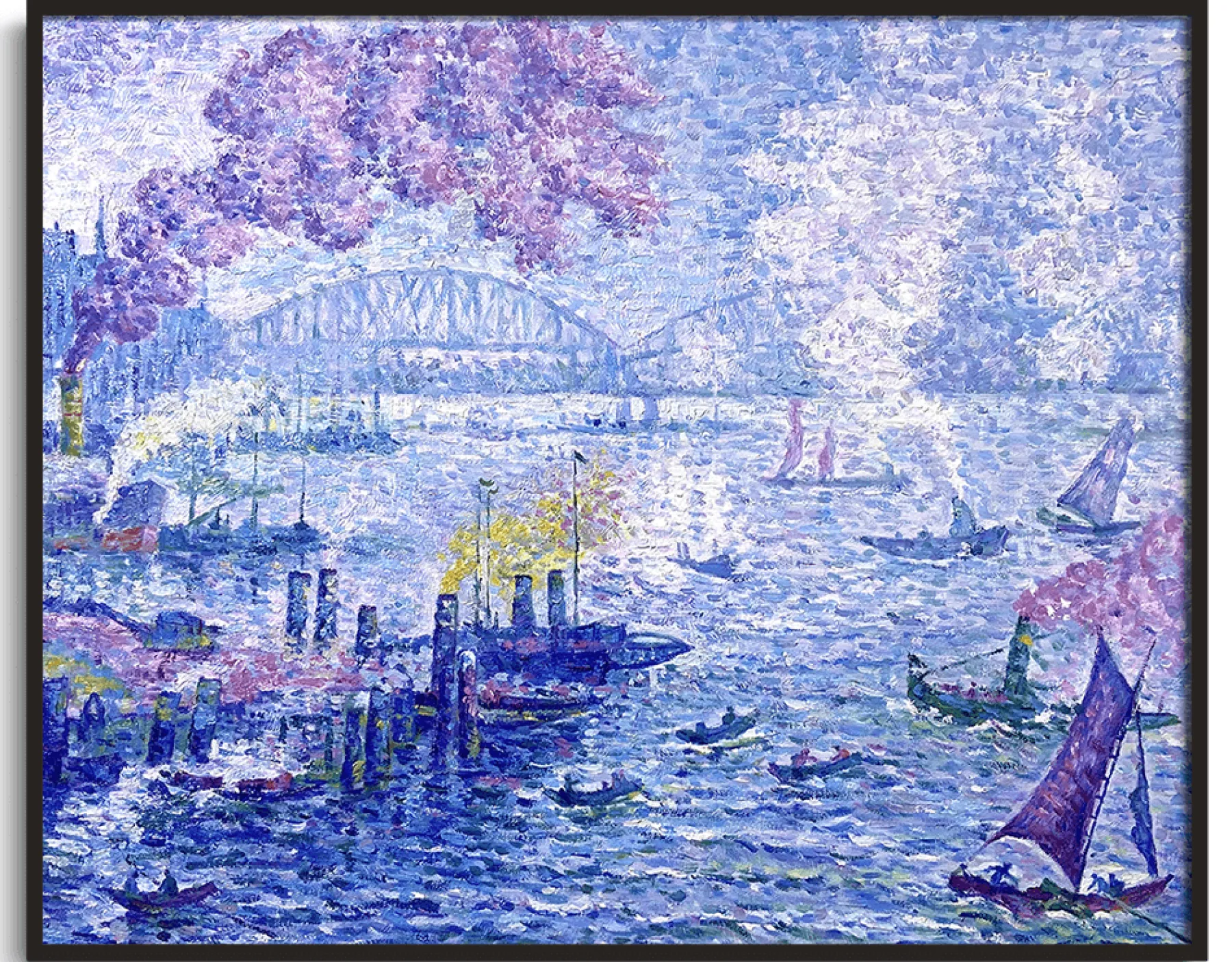 Galerie Mont The Port of Rotterdam - Paul Signac^ Signac