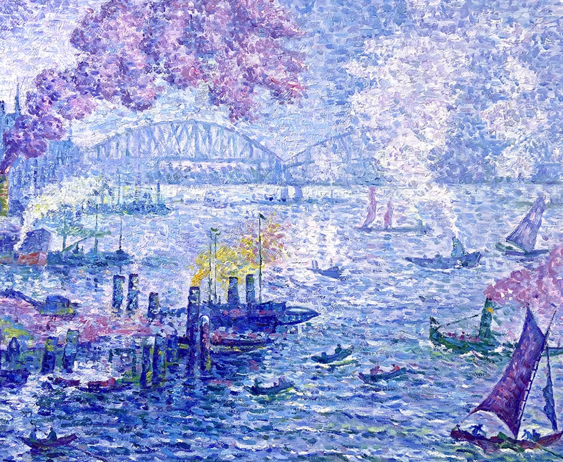 Galerie Mont The Port of Rotterdam - Paul Signac^ Signac