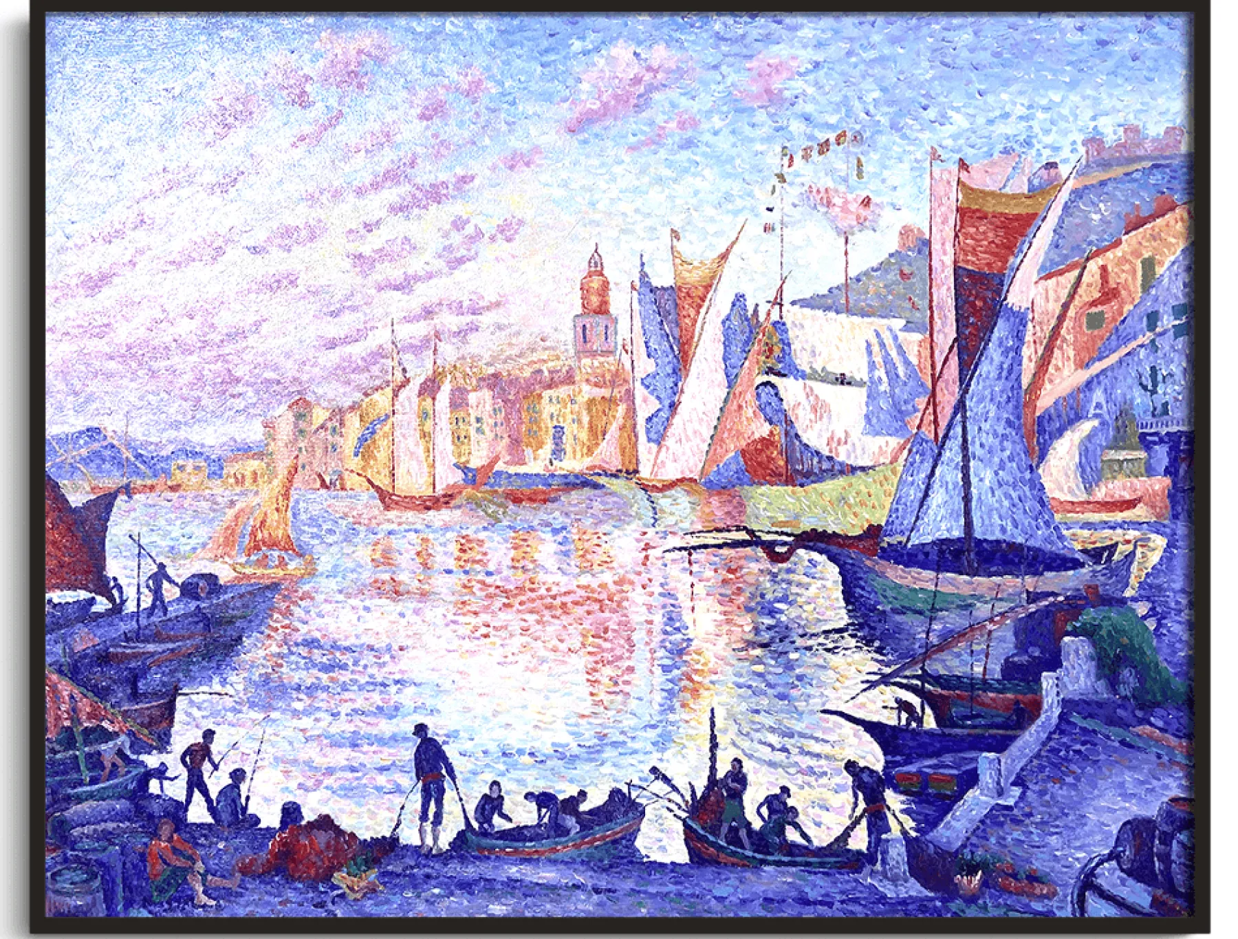 Galerie Mont The Port of Saint-Tropez - Paul Signac^ Signac