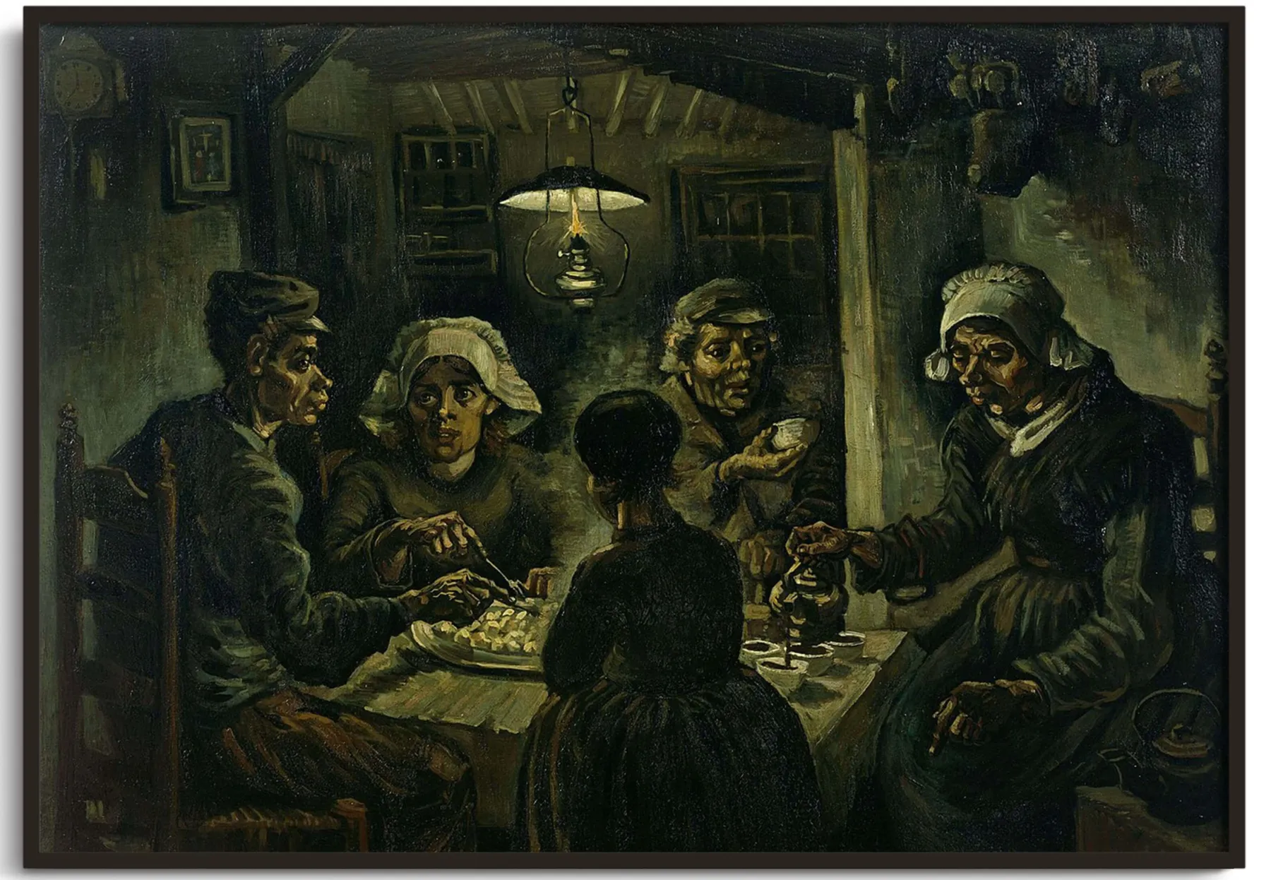 Galerie Mont The Potato Eaters - Vincent Van Gogh^ Van Gogh