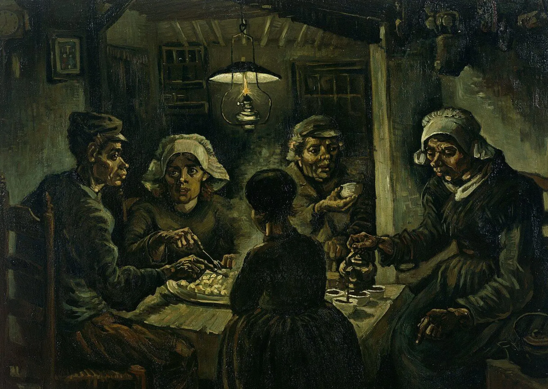 Galerie Mont The Potato Eaters - Vincent Van Gogh^ Van Gogh