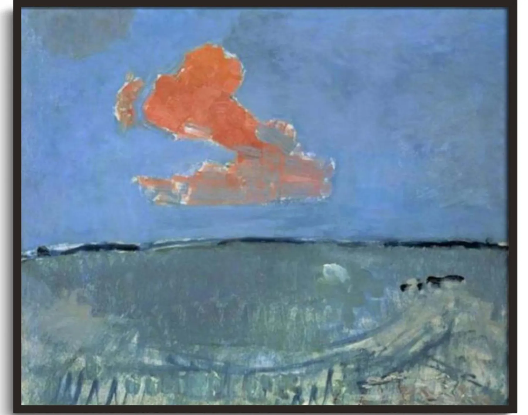 Galerie Mont The red cloud - Piet Mondrian^ Mondrian