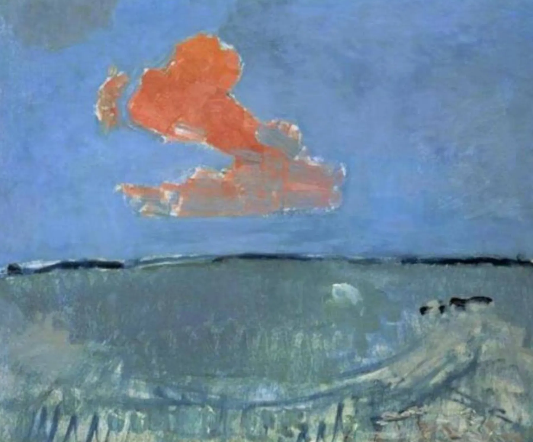 Galerie Mont The red cloud - Piet Mondrian^ Mondrian