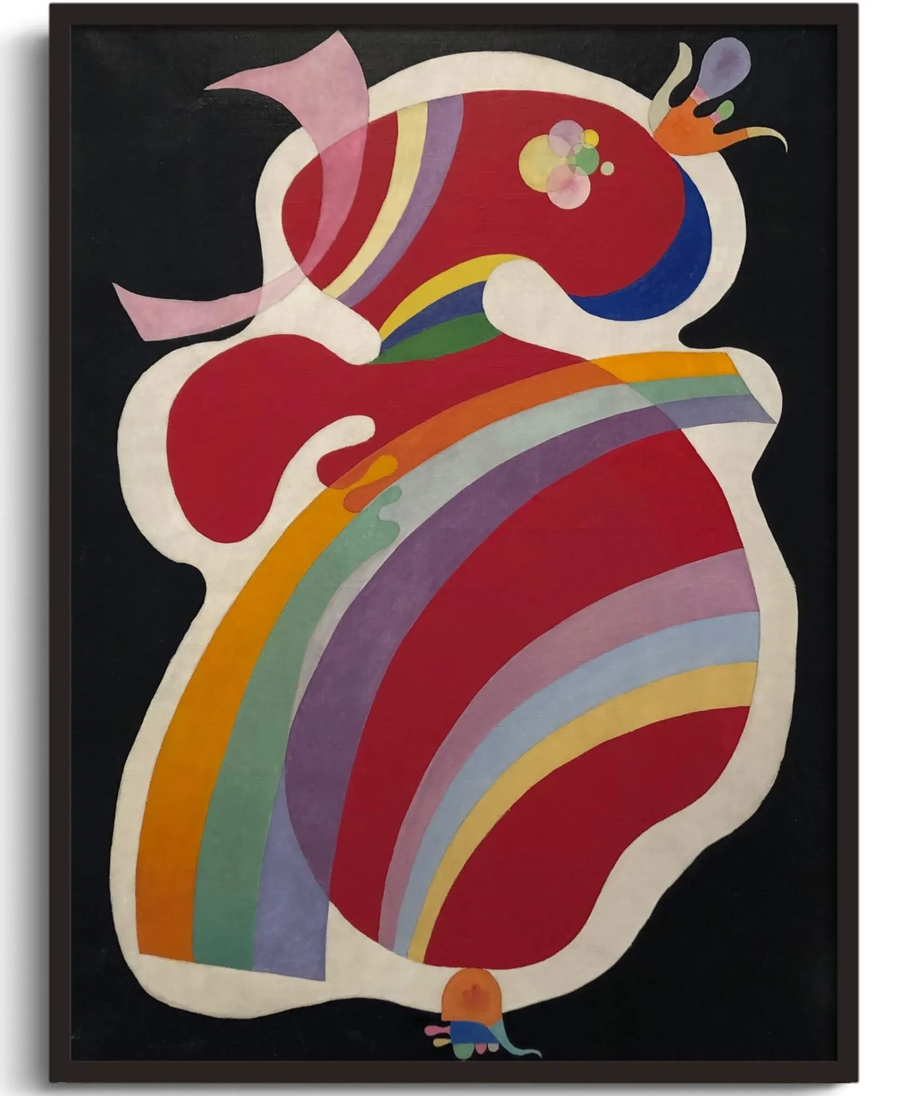 Galerie Mont The red shape - Vassily Kandinsky^ Kandinsky