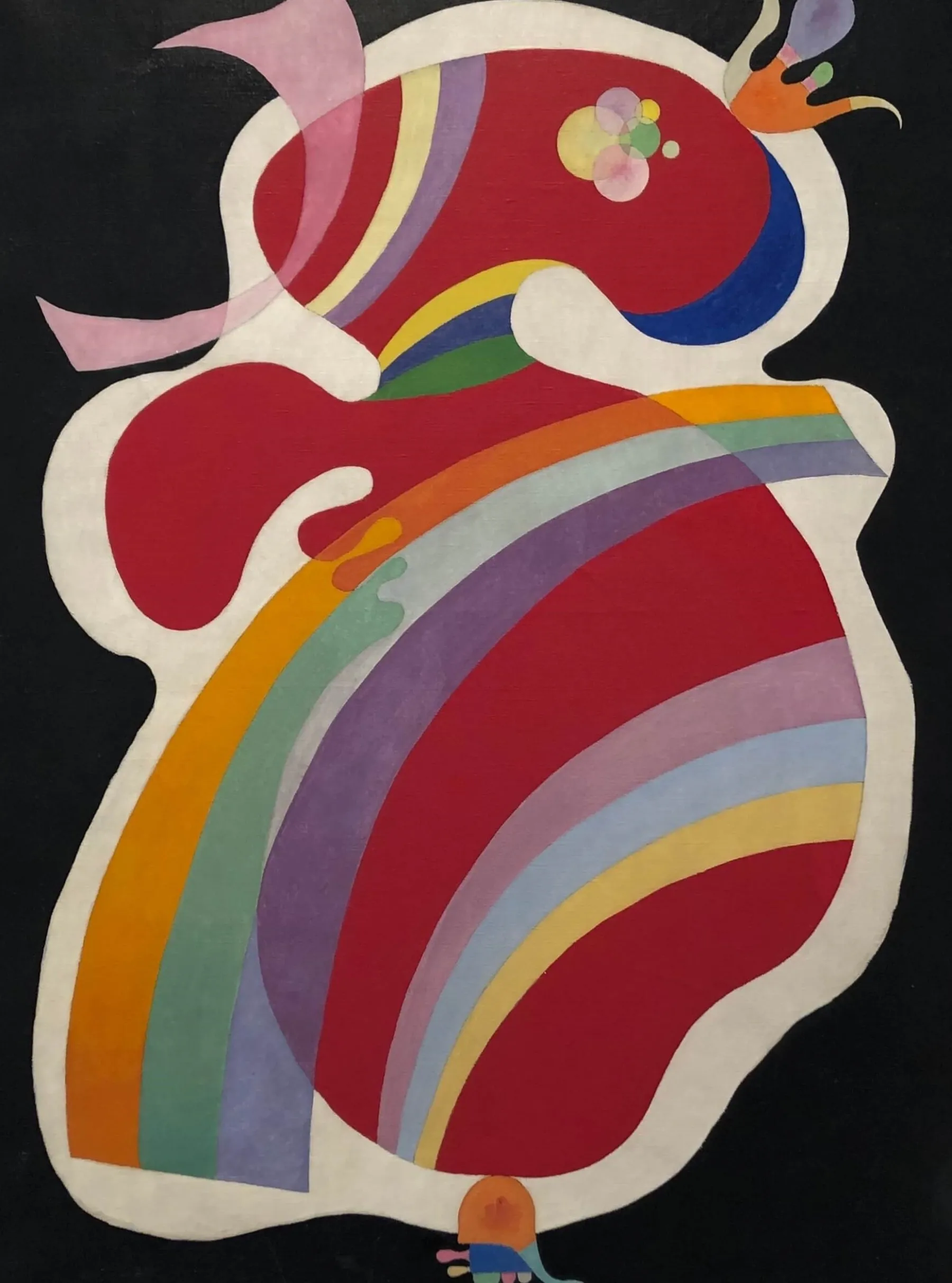 Galerie Mont The red shape - Vassily Kandinsky^ Kandinsky