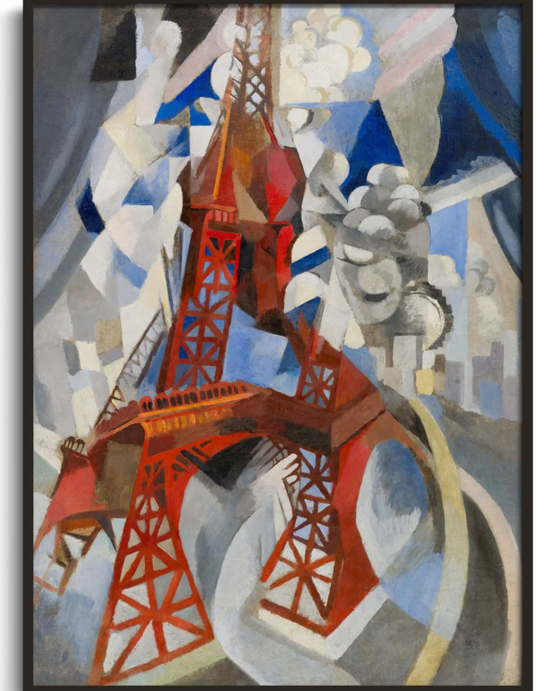 Galerie Mont The Red Tower - Robert Delaunay^ Delaunay