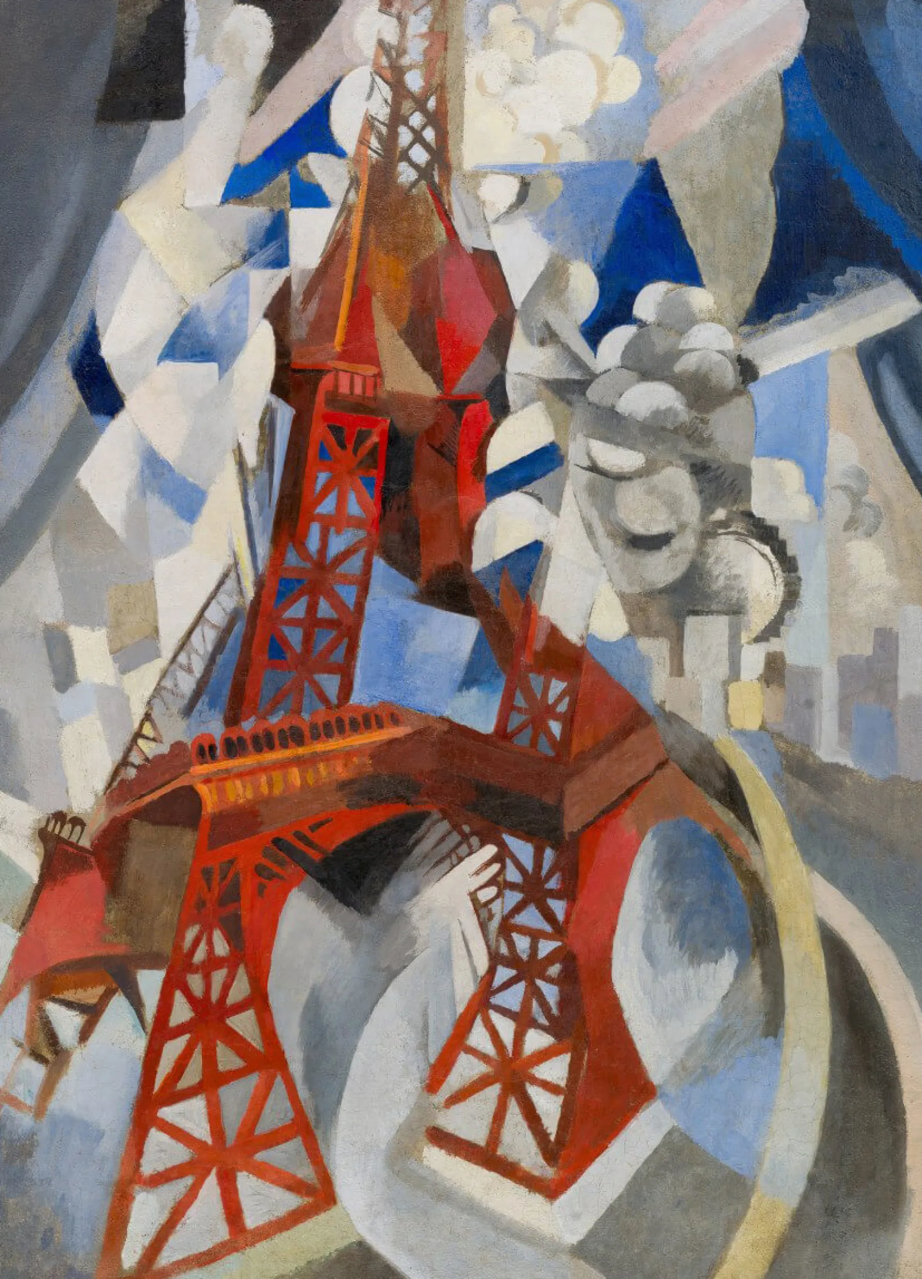 Galerie Mont The Red Tower - Robert Delaunay^ Delaunay