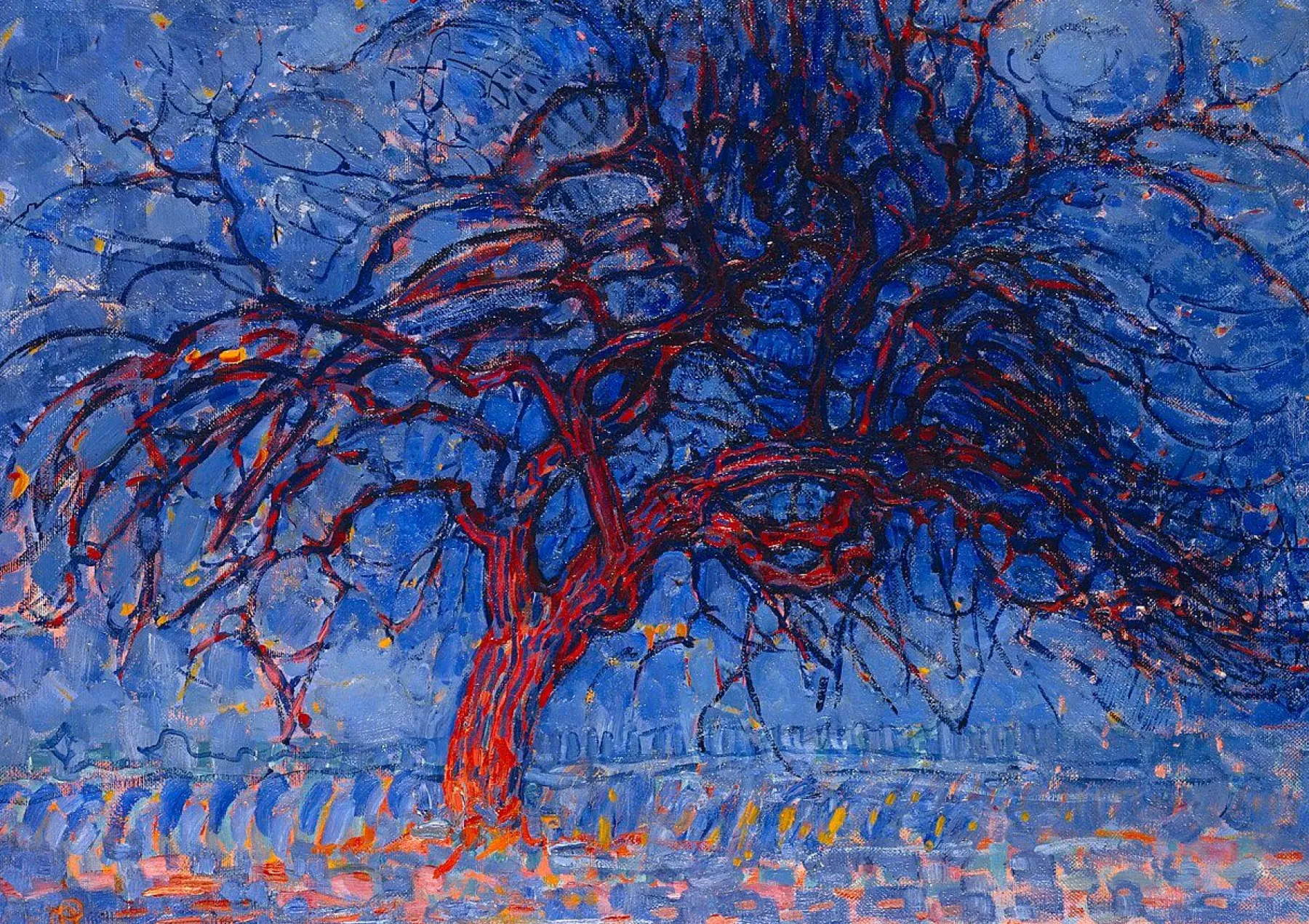 Galerie Mont The red tree - Piet Mondrian^ Mondrian