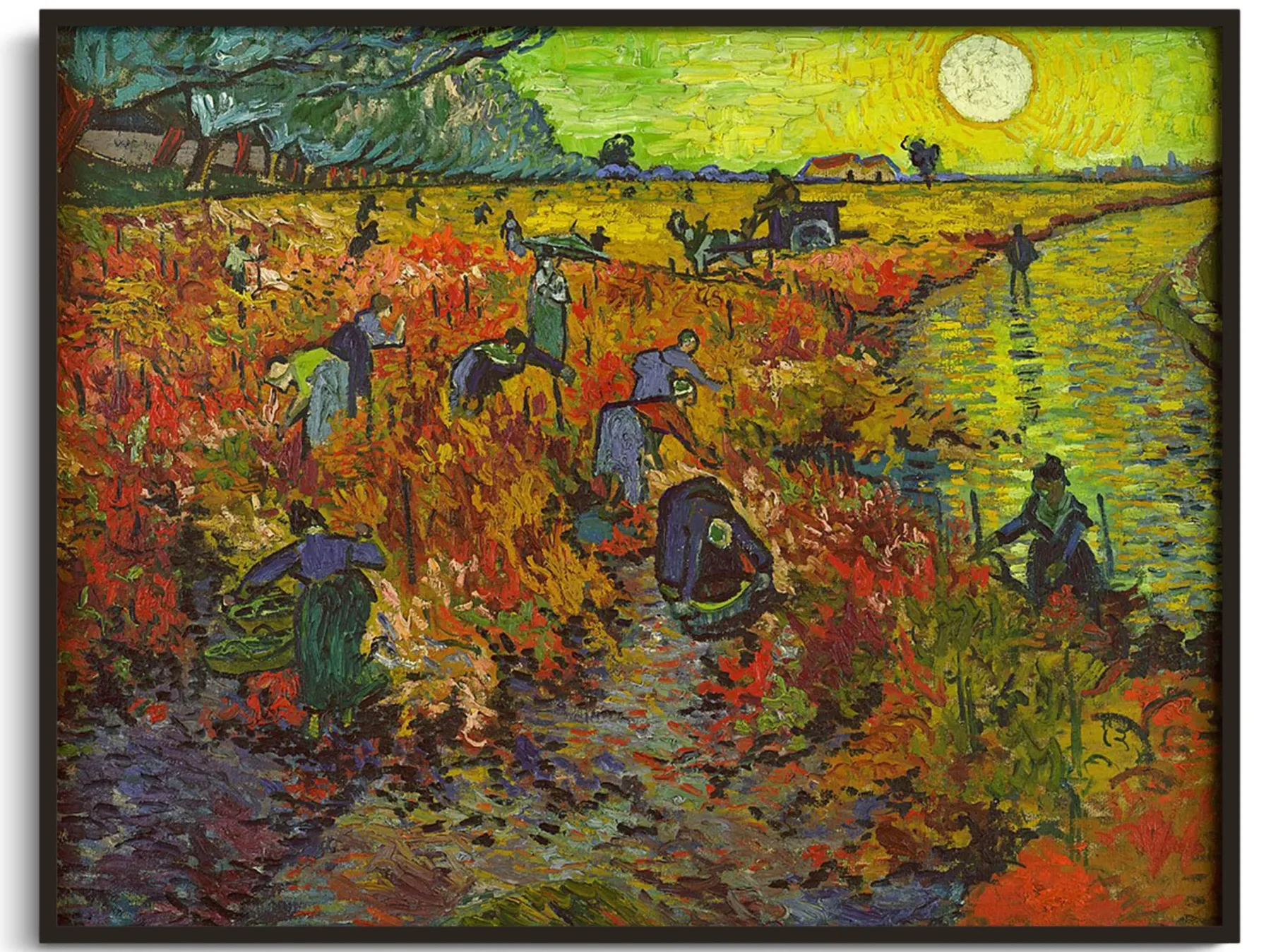Galerie Mont The Red Vineyard - Vincent Van Gogh^ Van Gogh
