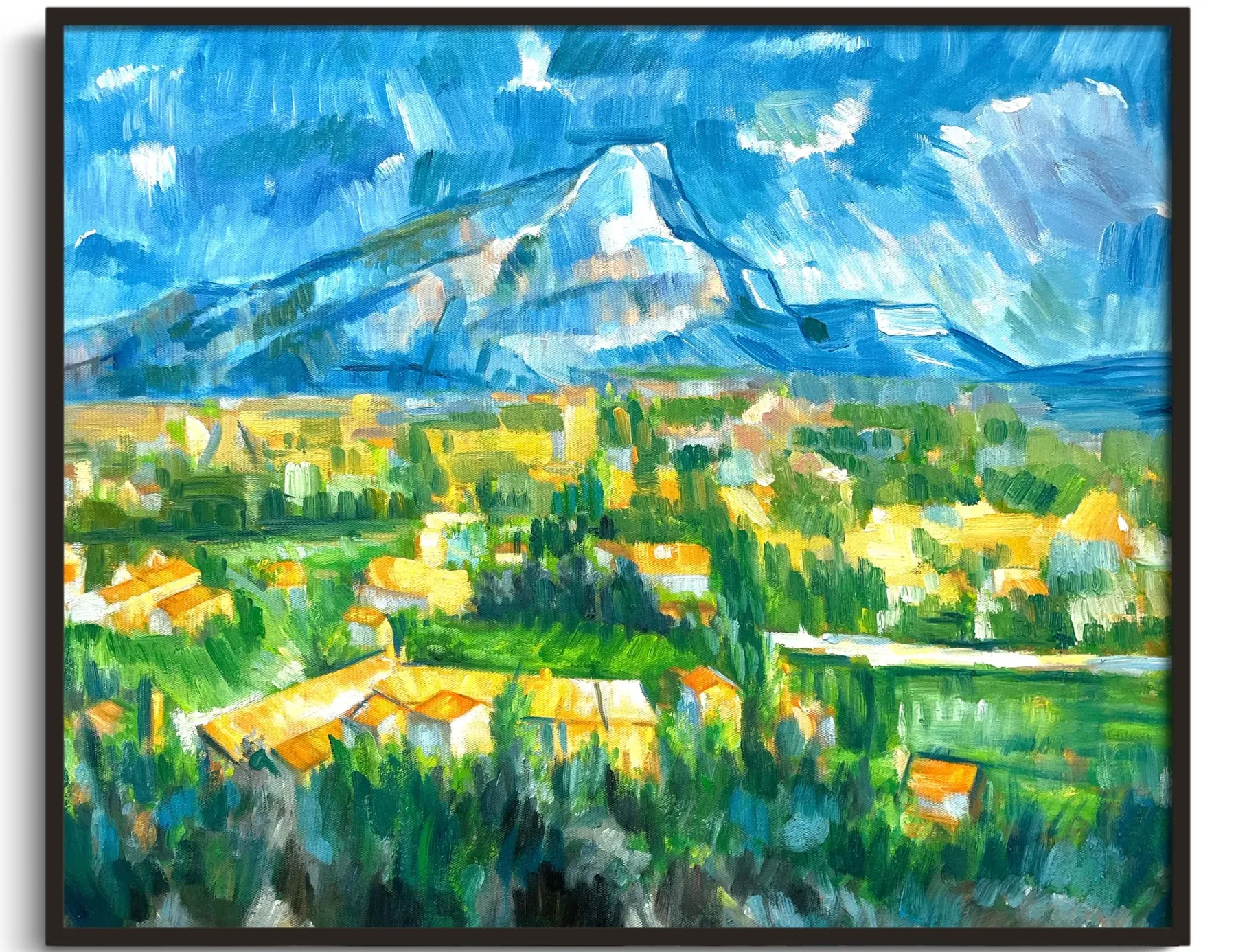 Galerie Mont The Sainte-Victoire mountain seen from the Lauves – Paul Cézanne^ Cézanne