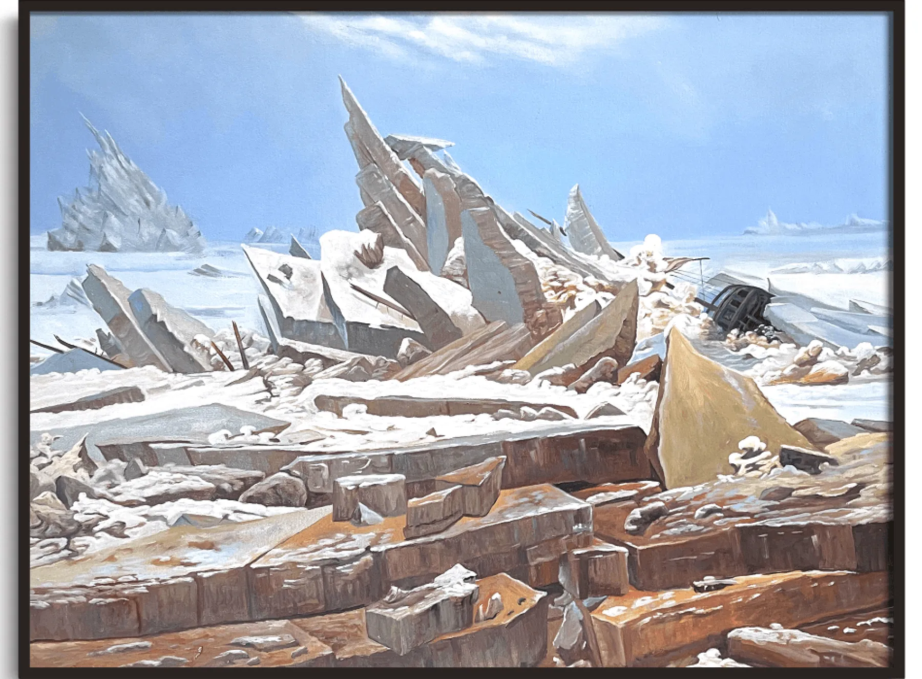 Galerie Mont The Sea of Ice - Caspar David Friedrich^ Friedrich