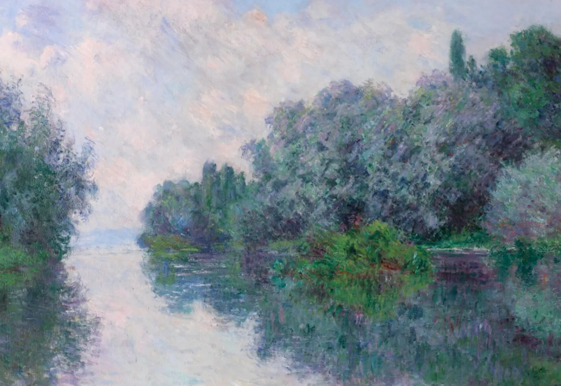 Galerie Mont The Seine at Giverny - Claude Monet^ Monet