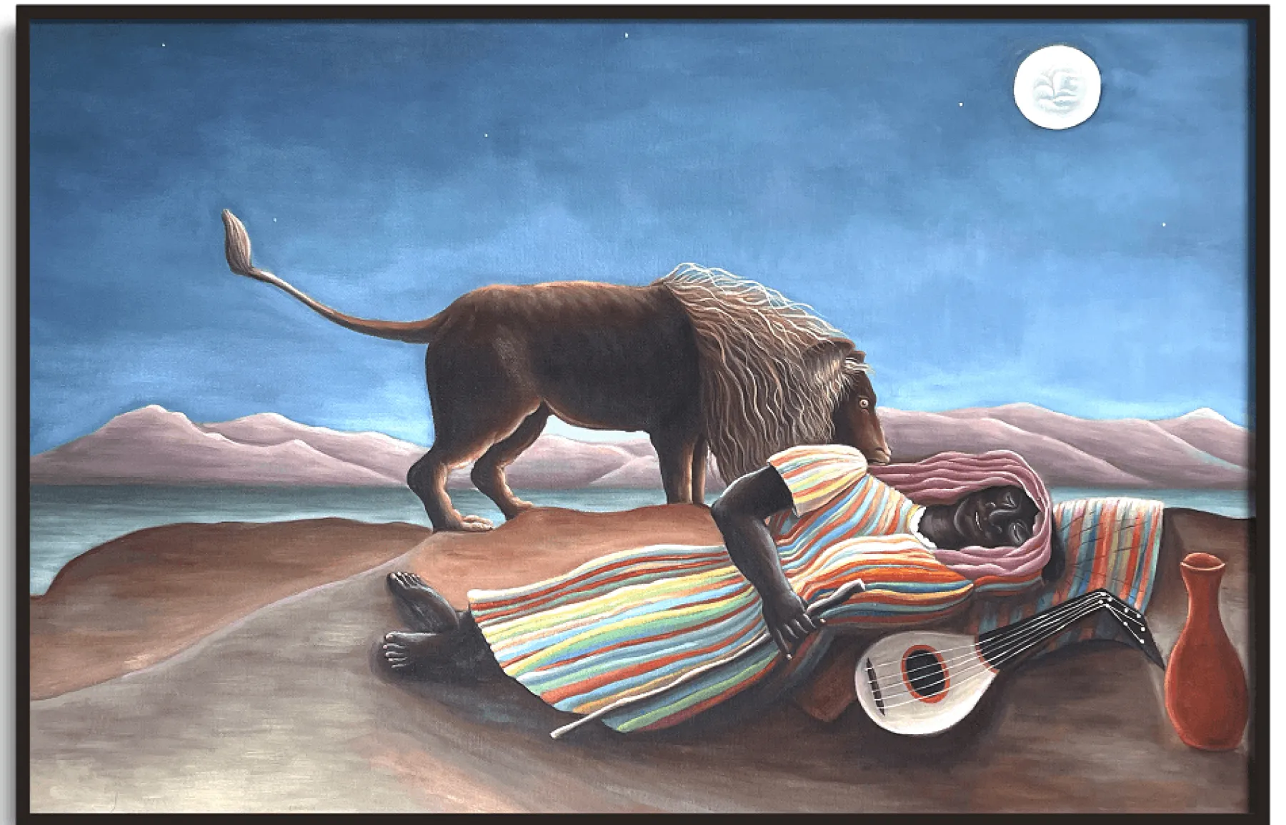 Galerie Mont The sleeping Gypsy - Henri Rousseau^ Rousseau