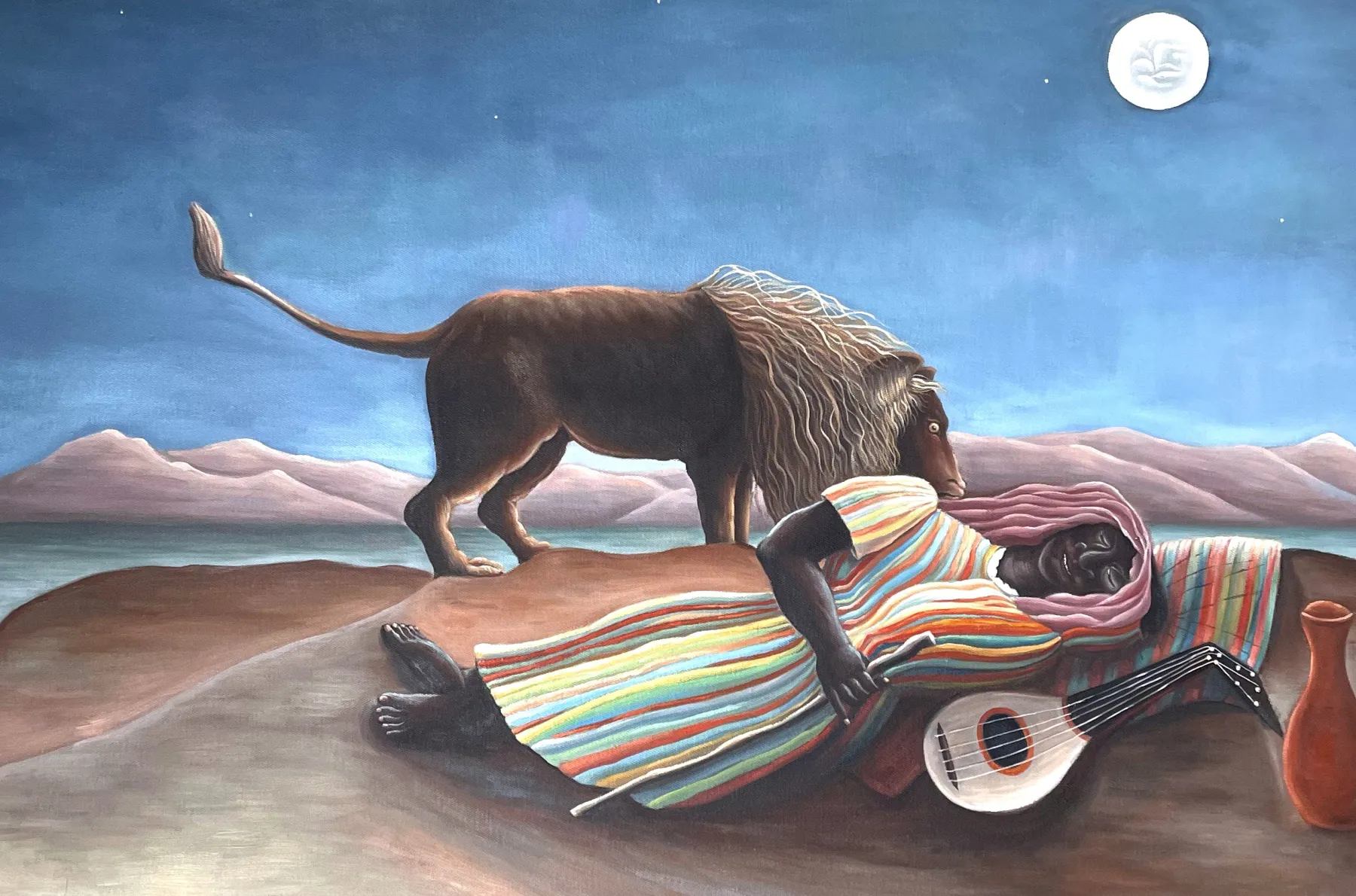 Galerie Mont The sleeping Gypsy - Henri Rousseau^ Rousseau