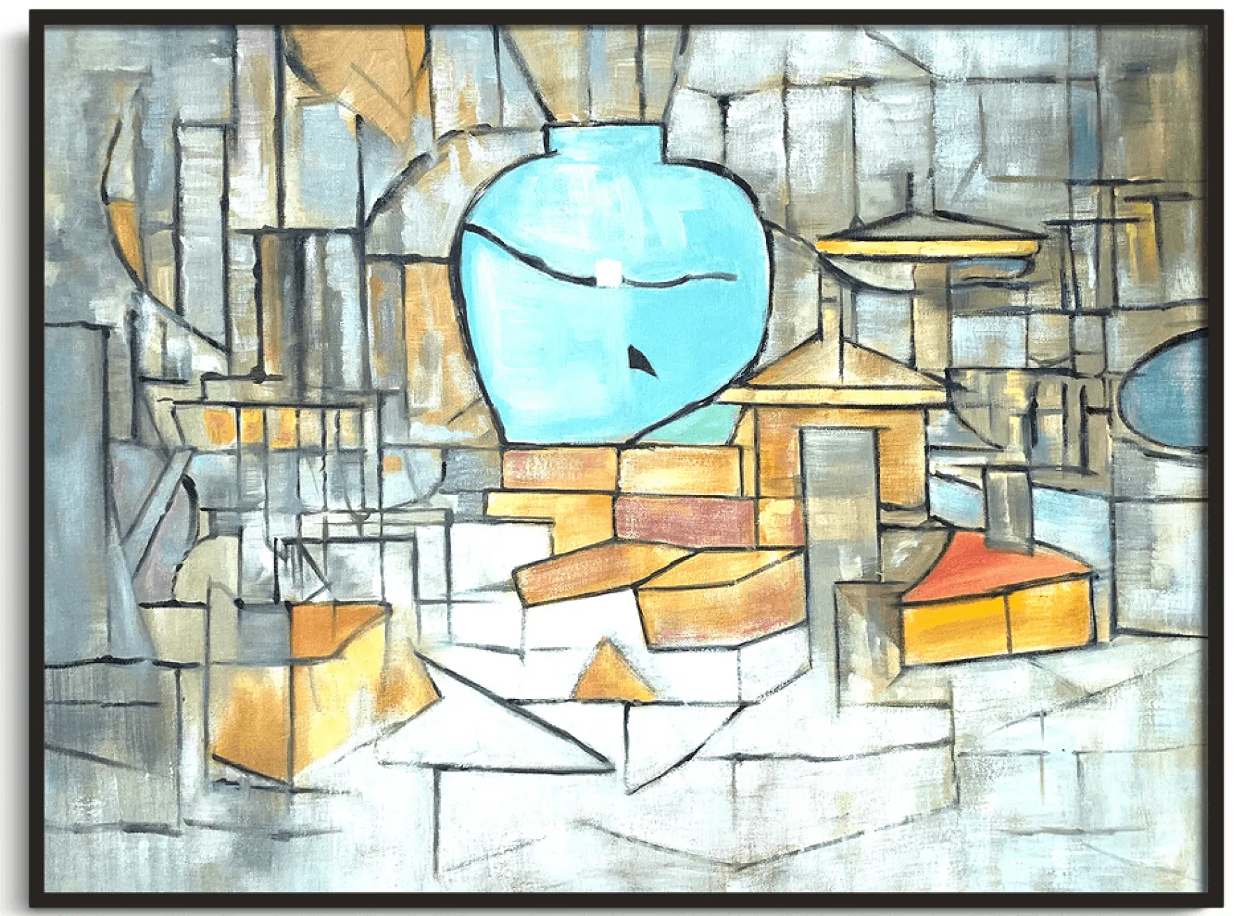 Galerie Mont The Still Life with Gingerpot II - Piet Mondrian^ Mondrian