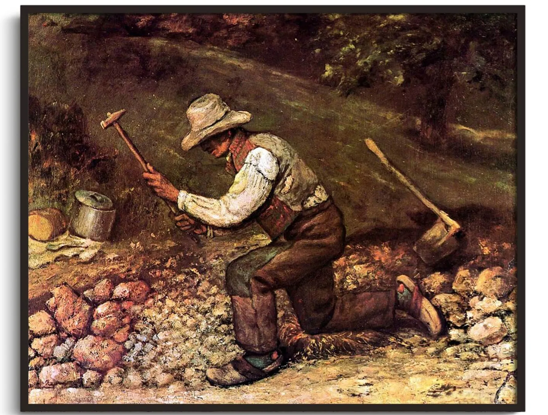 Galerie Mont The Stonebreaker - Gustave Courbet^ Courbet