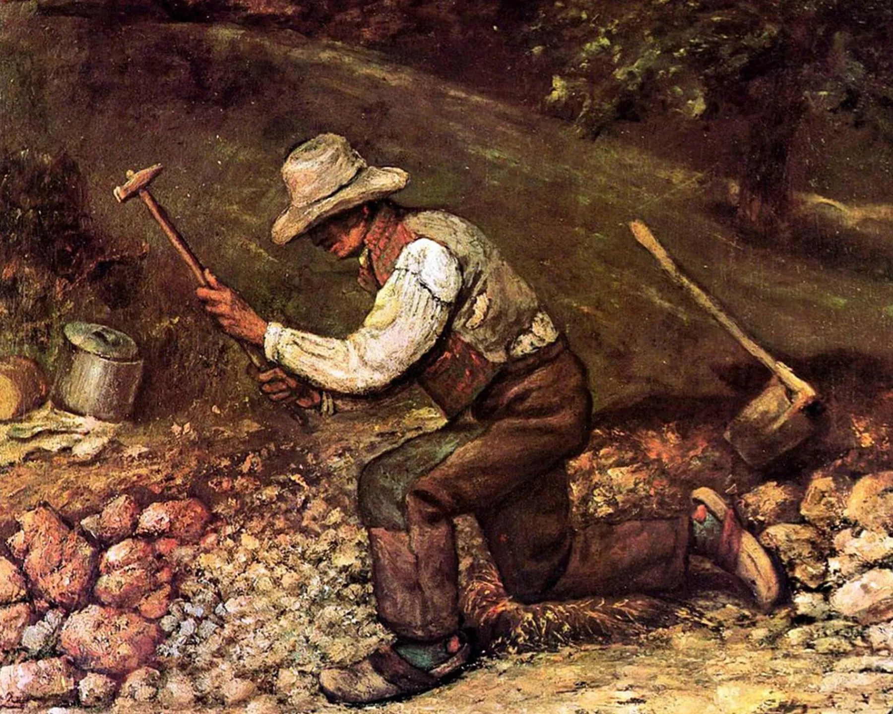 Galerie Mont The Stonebreaker - Gustave Courbet^ Courbet