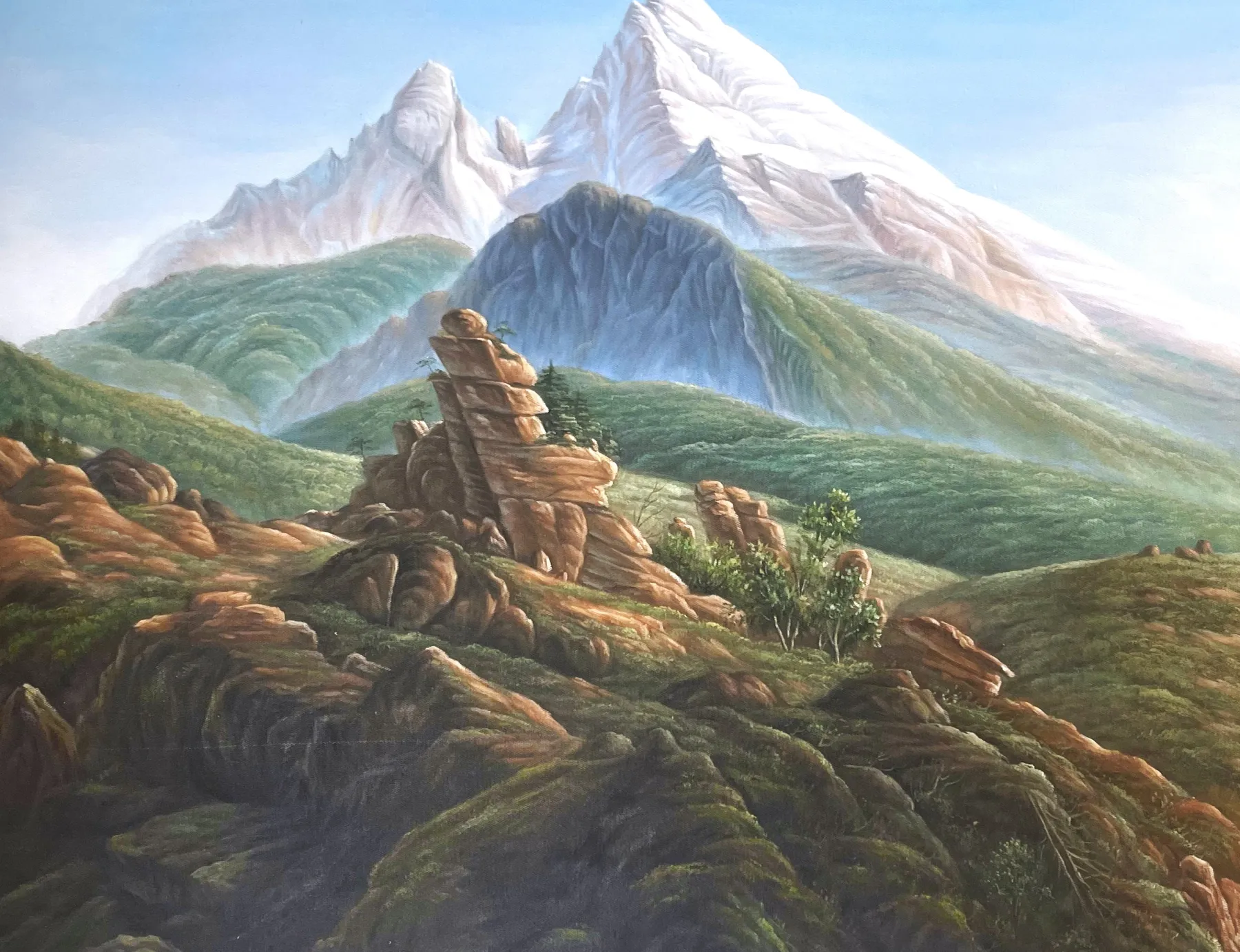 Galerie Mont The Watzmann - Caspar David Friedrich^ Friedrich