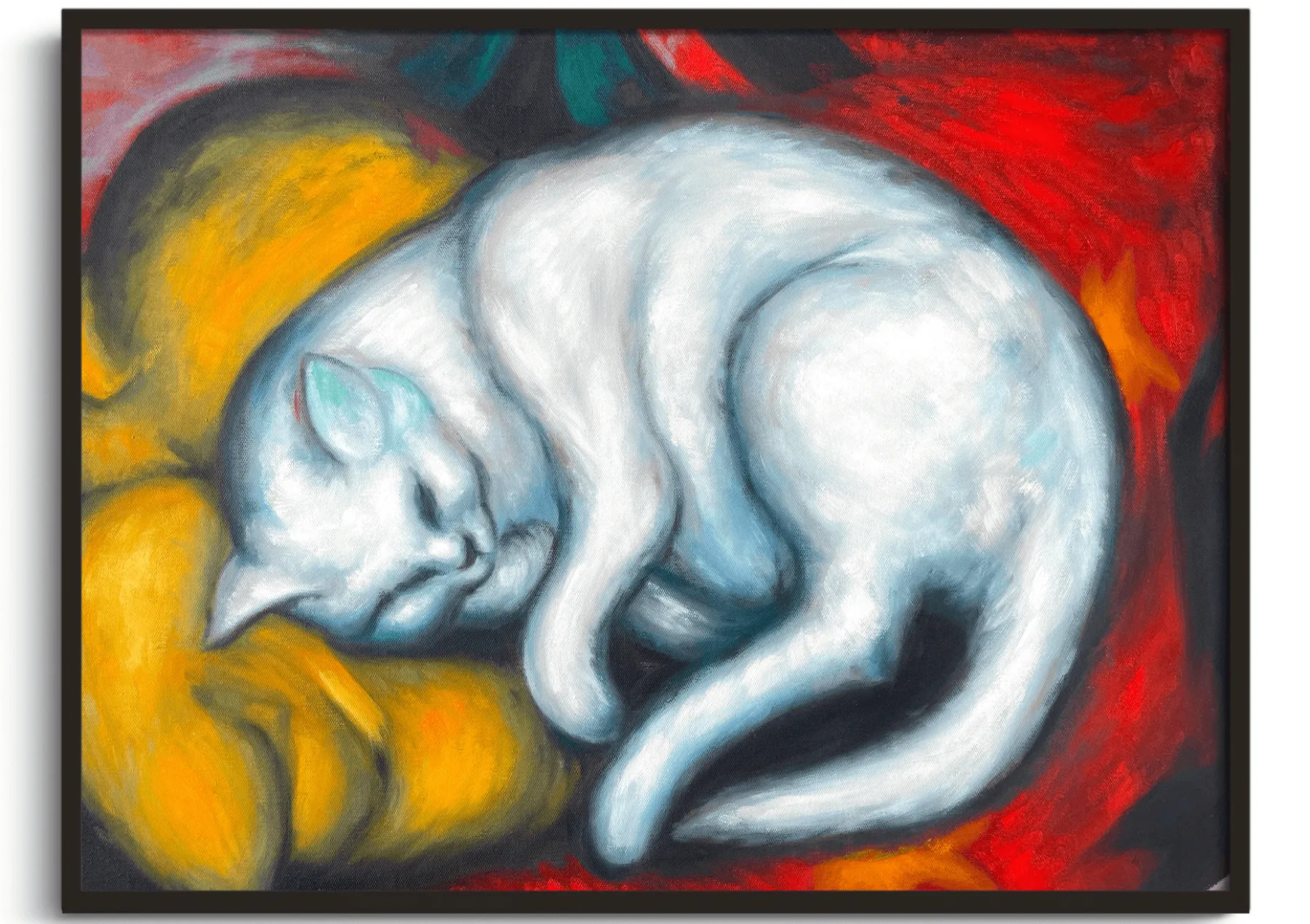 Galerie Mont The white cat - Franz Marc^ Franz Marc