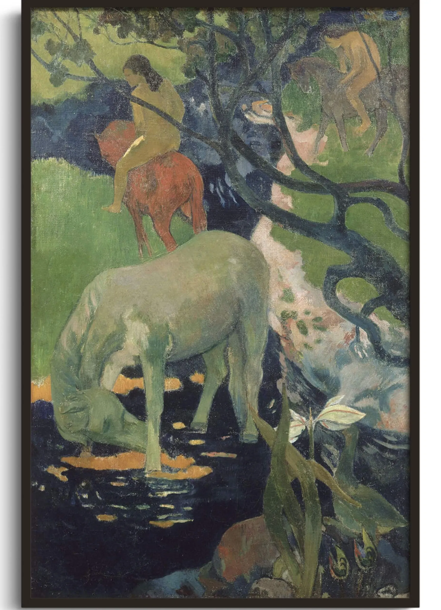 Galerie Mont The white horse - Paul Gauguin^ Gauguin