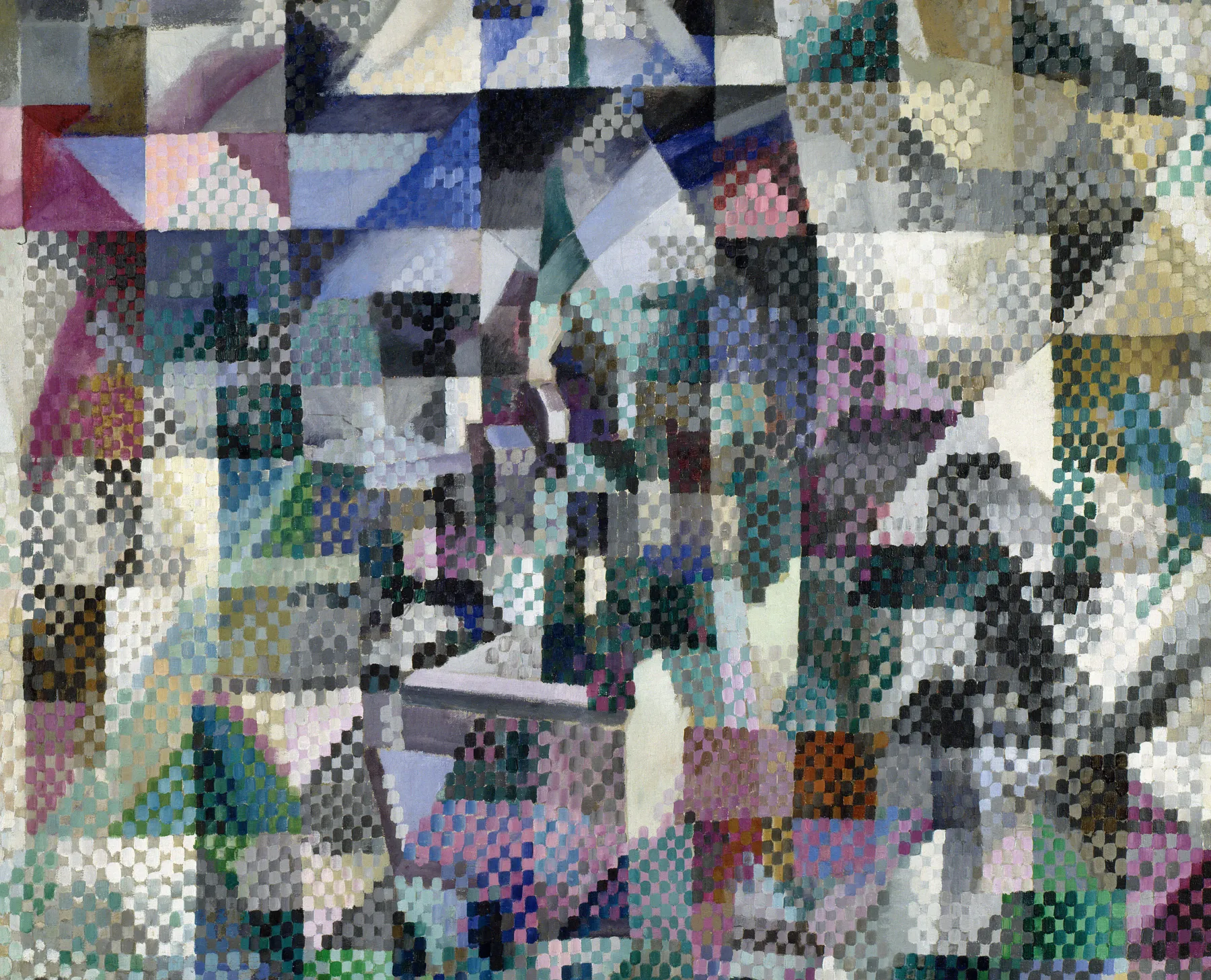 Galerie Mont The window on the city no. 3 - Robert Delaunay^ Delaunay