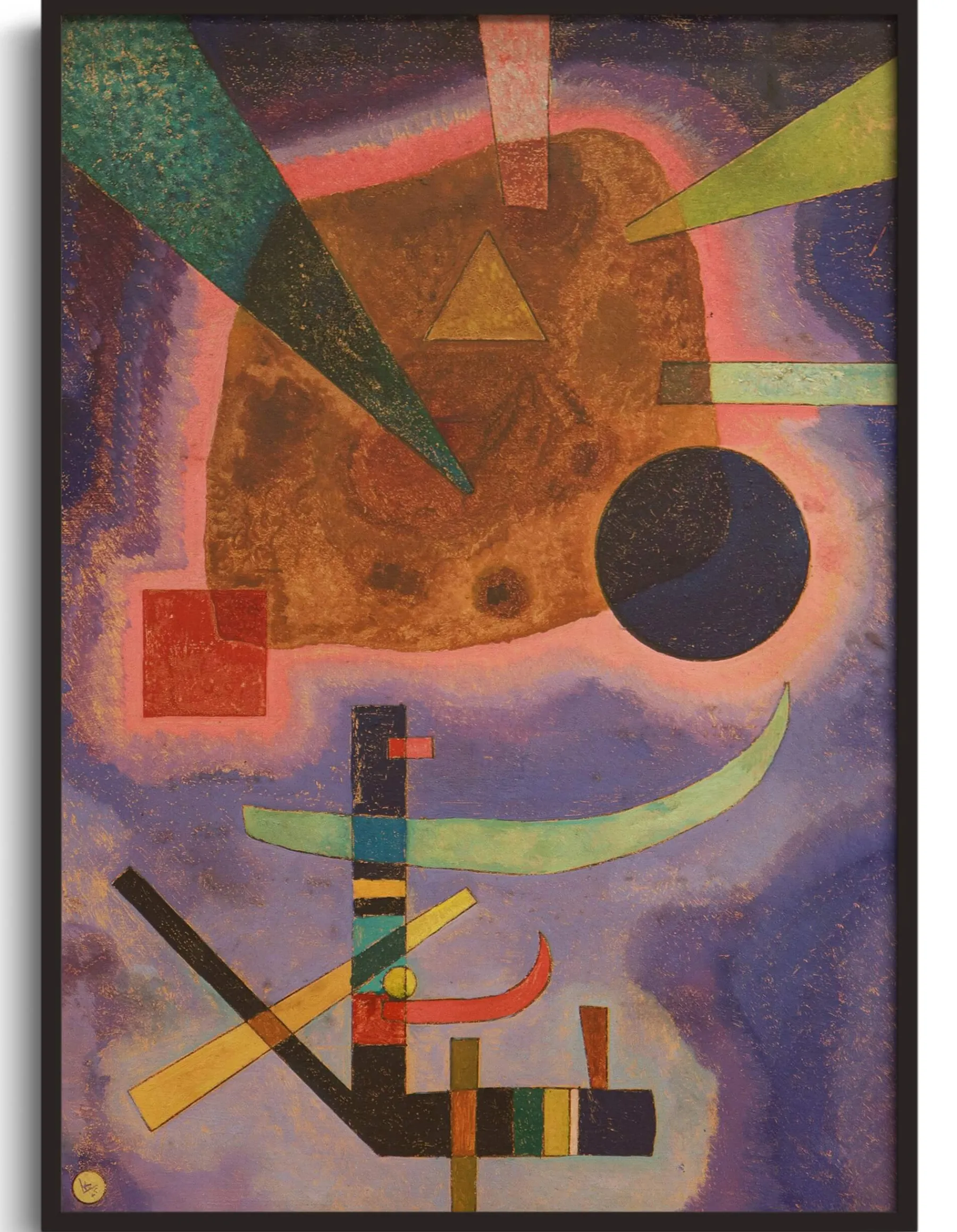 Galerie Mont Three elements - Vassily Kandinsky^ Kandinsky