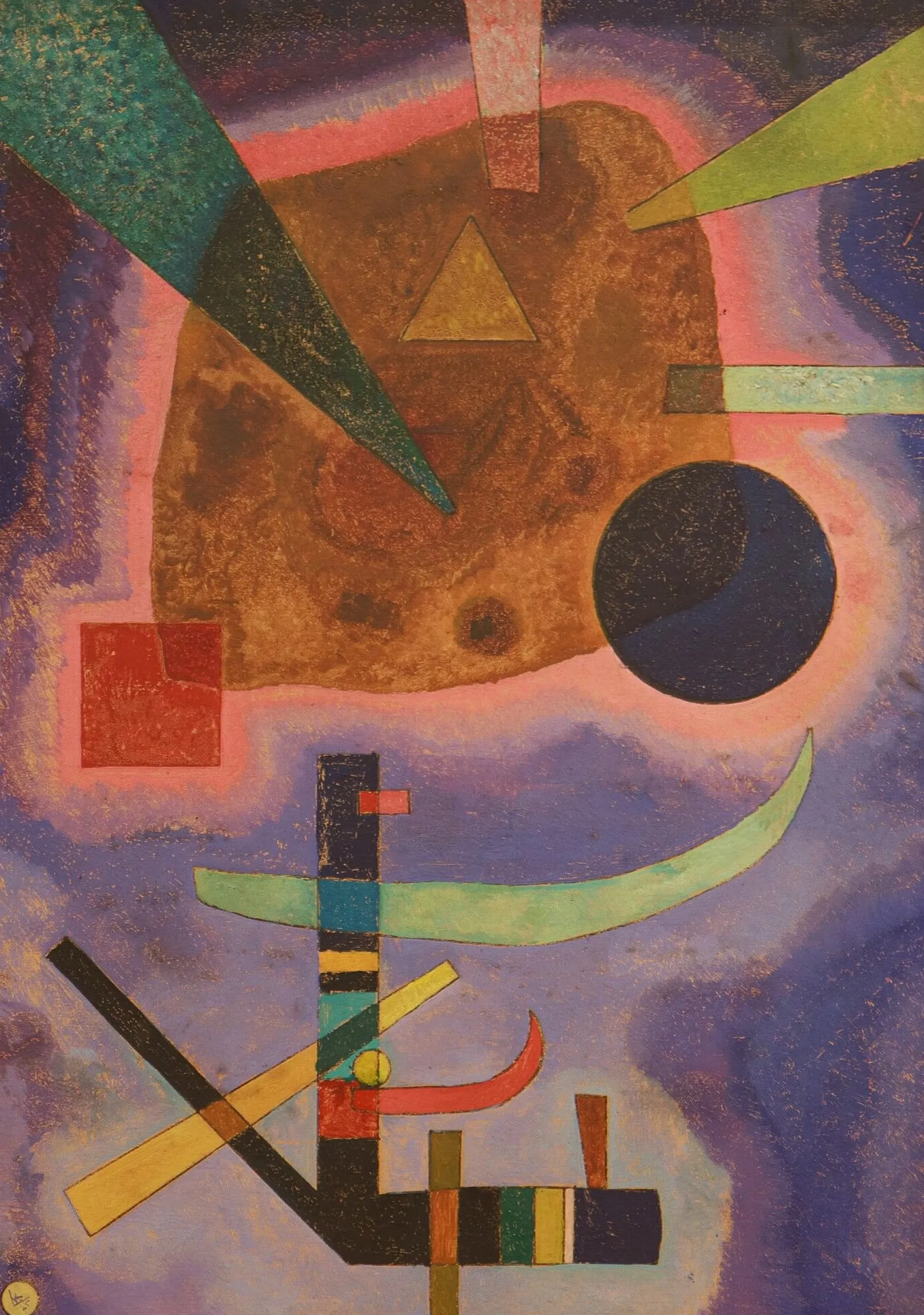 Galerie Mont Three elements - Vassily Kandinsky^ Kandinsky