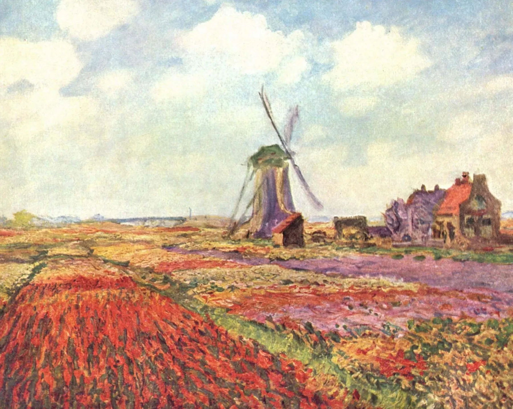 Galerie Mont Tulip fields in Holland - Claude Monet^ Monet