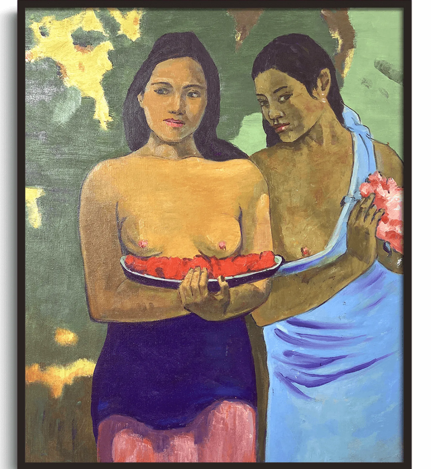 Galerie Mont Two Tahitian Women - Paul Gauguin^ Gauguin