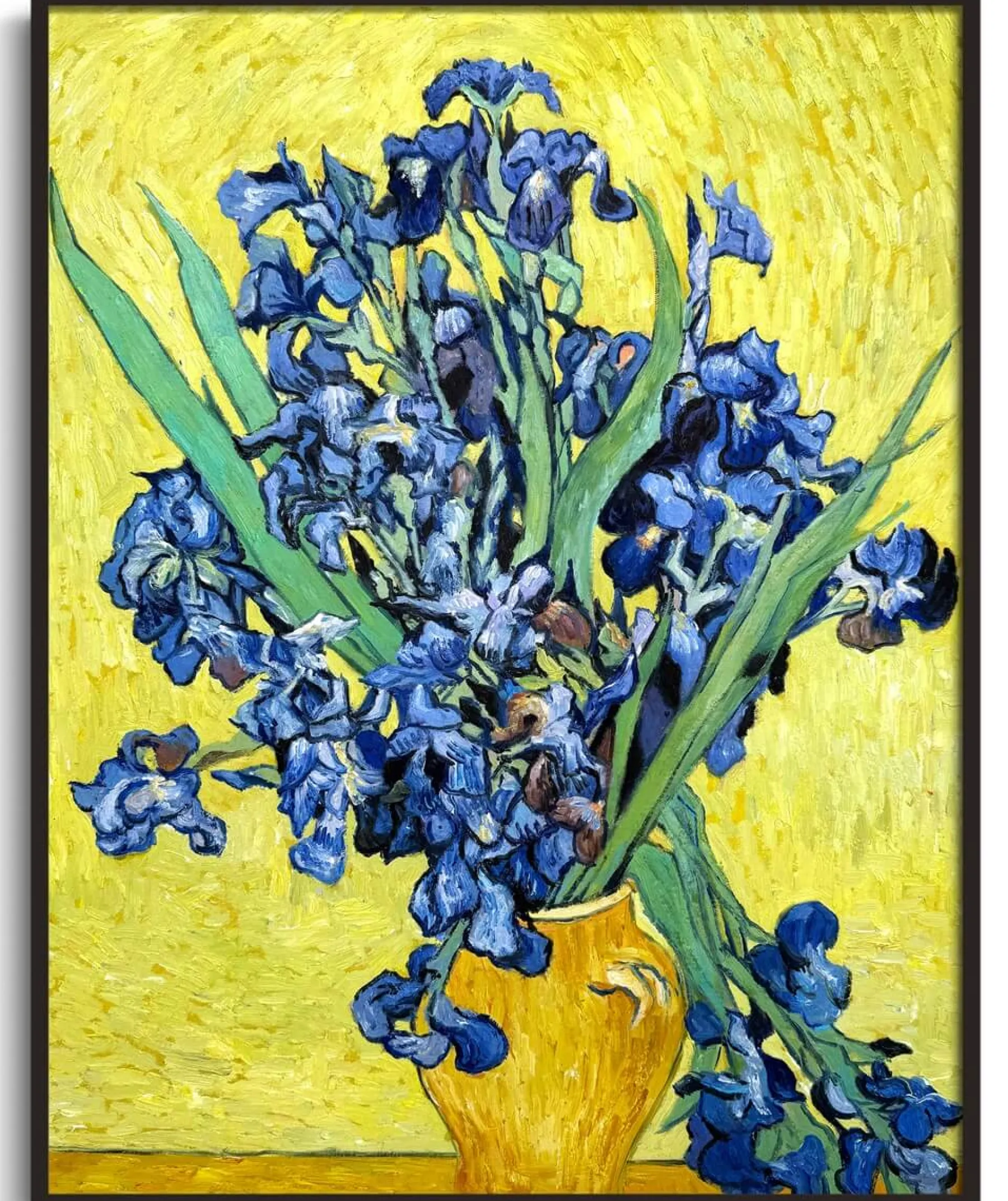 Galerie Mont Vase with Irises - Vincent Van Gogh^ Van Gogh