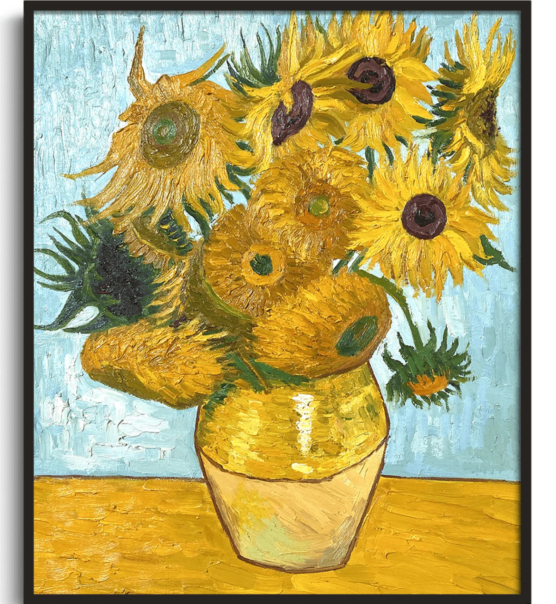 Galerie Mont Vase with Twelve Sunflowers - Vincent Van Gogh^ Van Gogh