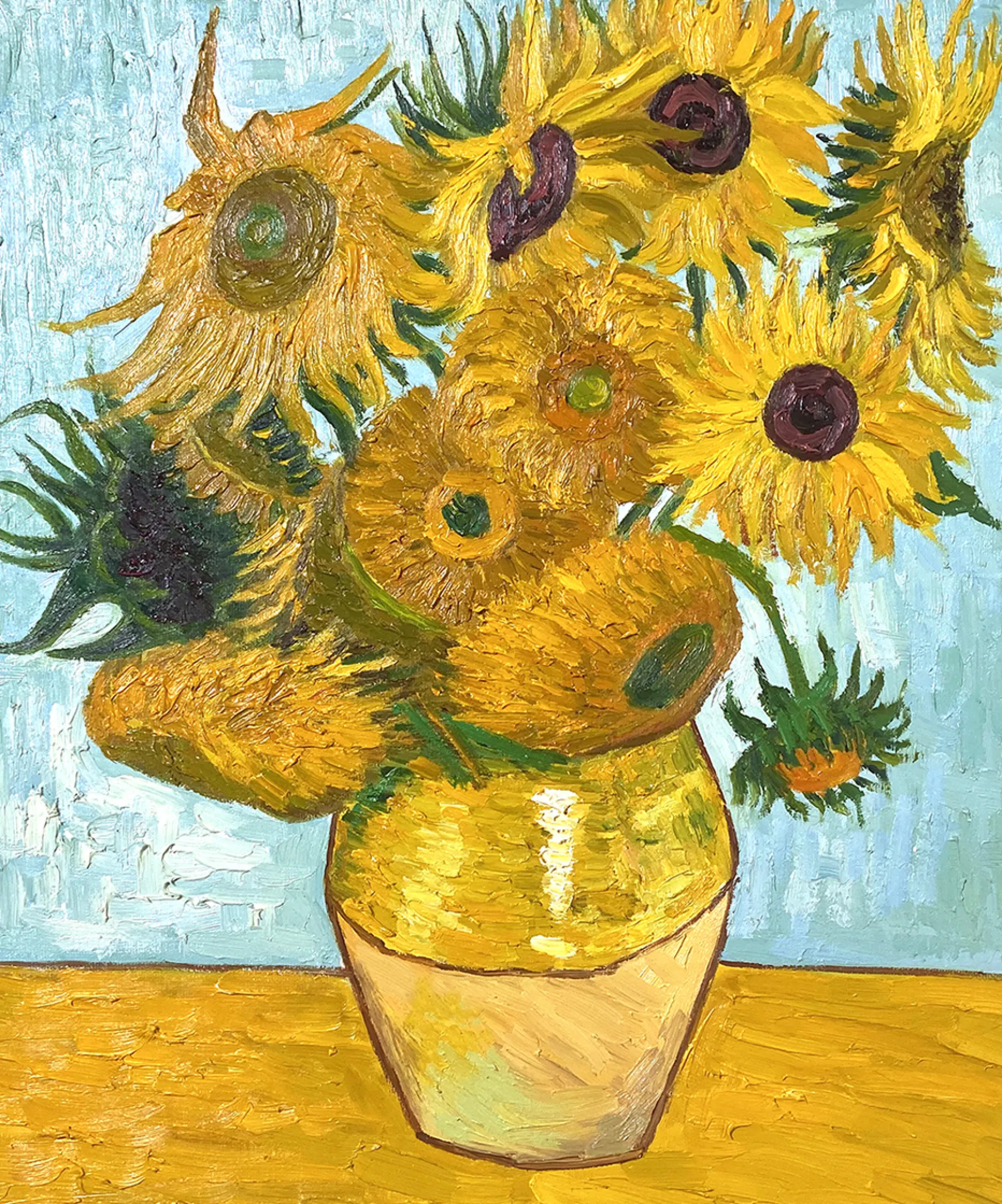 Galerie Mont Vase with Twelve Sunflowers - Vincent Van Gogh^ Van Gogh