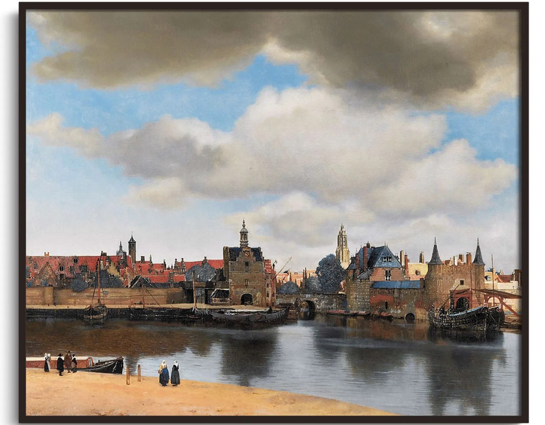 Galerie Mont View of Delft - Johannes Vermeer^ Vermeer
