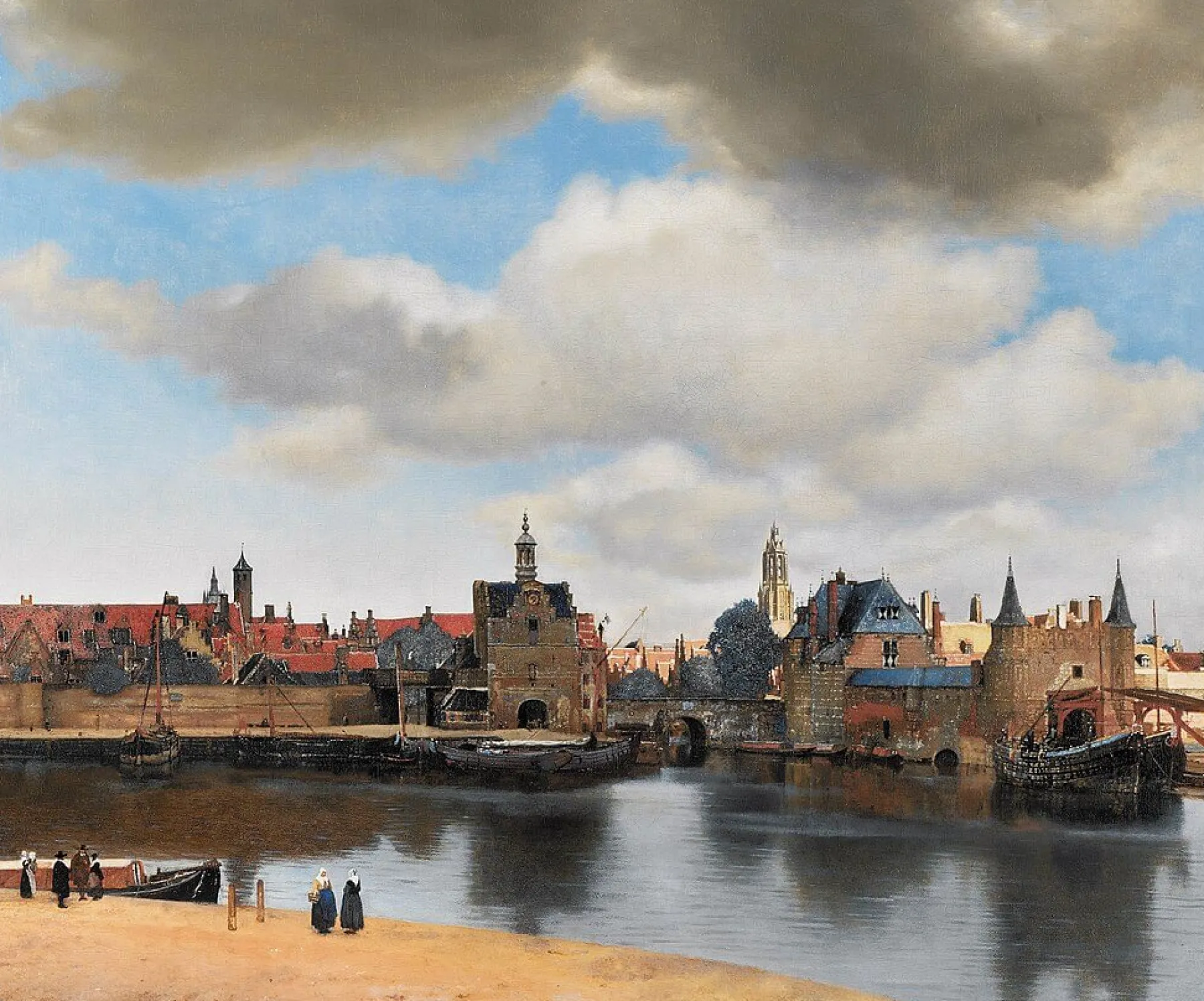 Galerie Mont View of Delft - Johannes Vermeer^ Vermeer