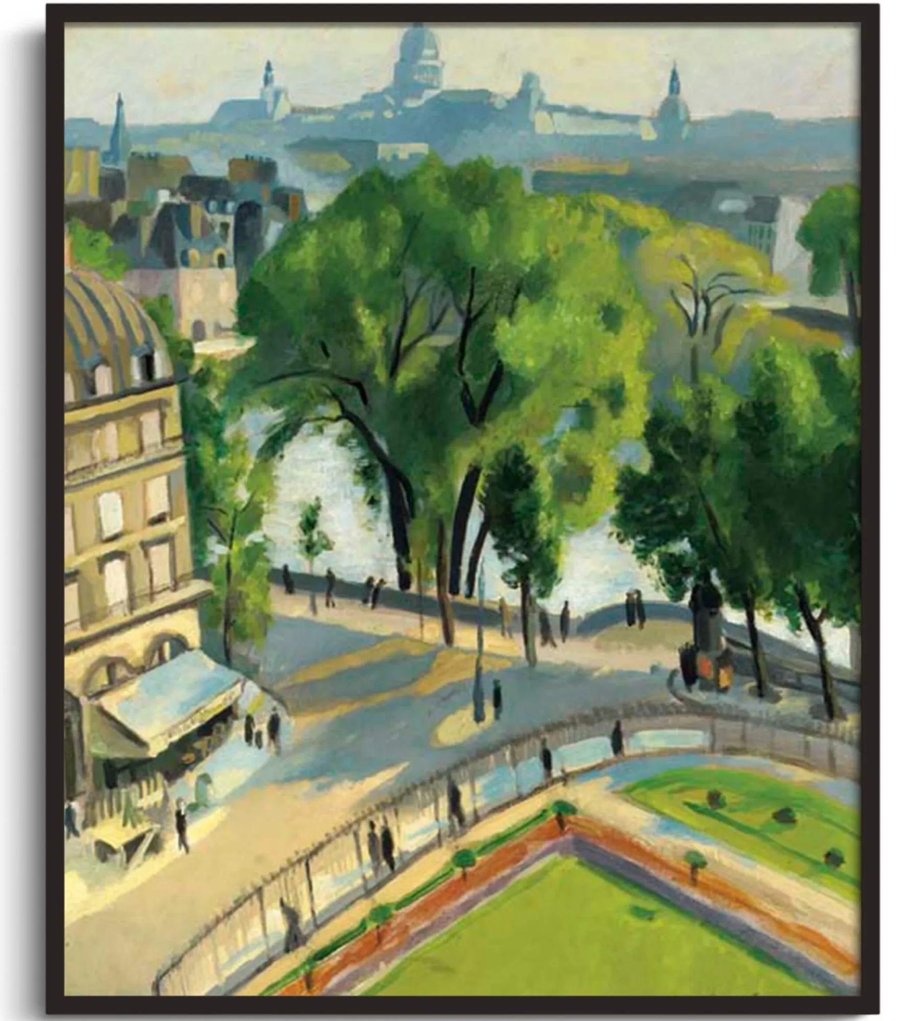 Galerie Mont View of the Quai du Louvre - Robert Delaunay^ Delaunay