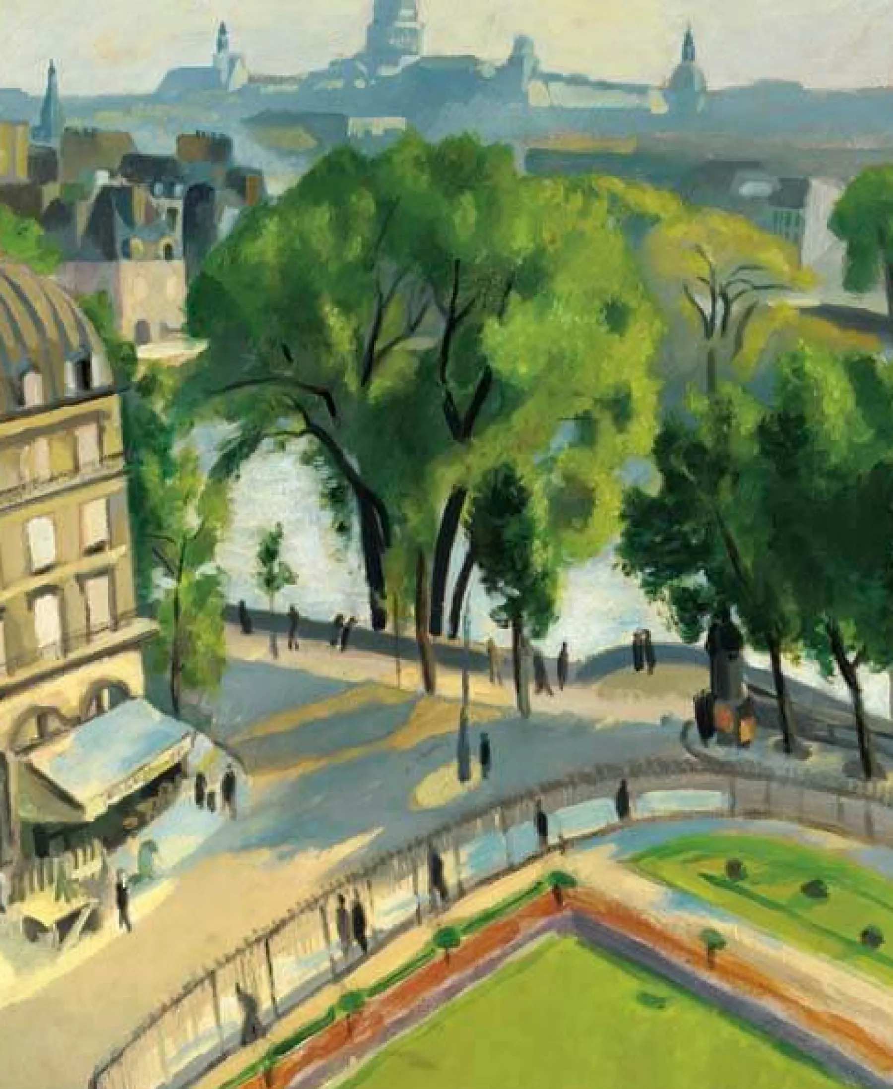 Galerie Mont View of the Quai du Louvre - Robert Delaunay^ Delaunay