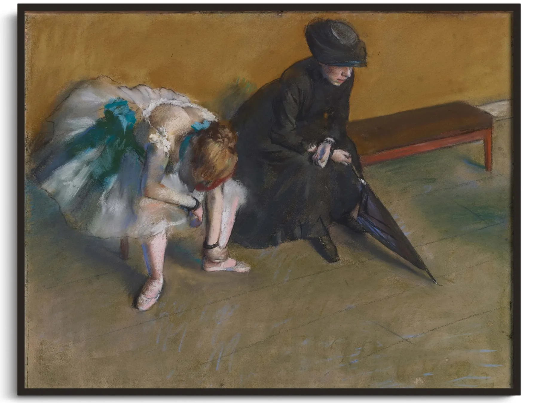 Galerie Mont Waiting - Edgar Degas^ Degas