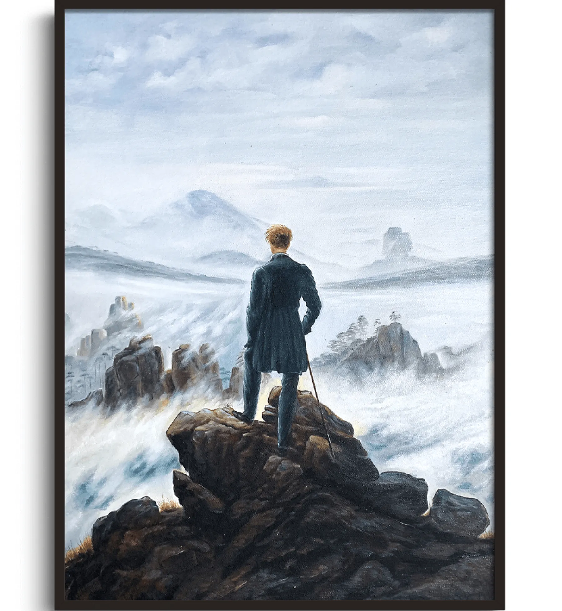 Galerie Mont Wanderer above the Sea of Fog - Caspar David Friedrich^ Friedrich