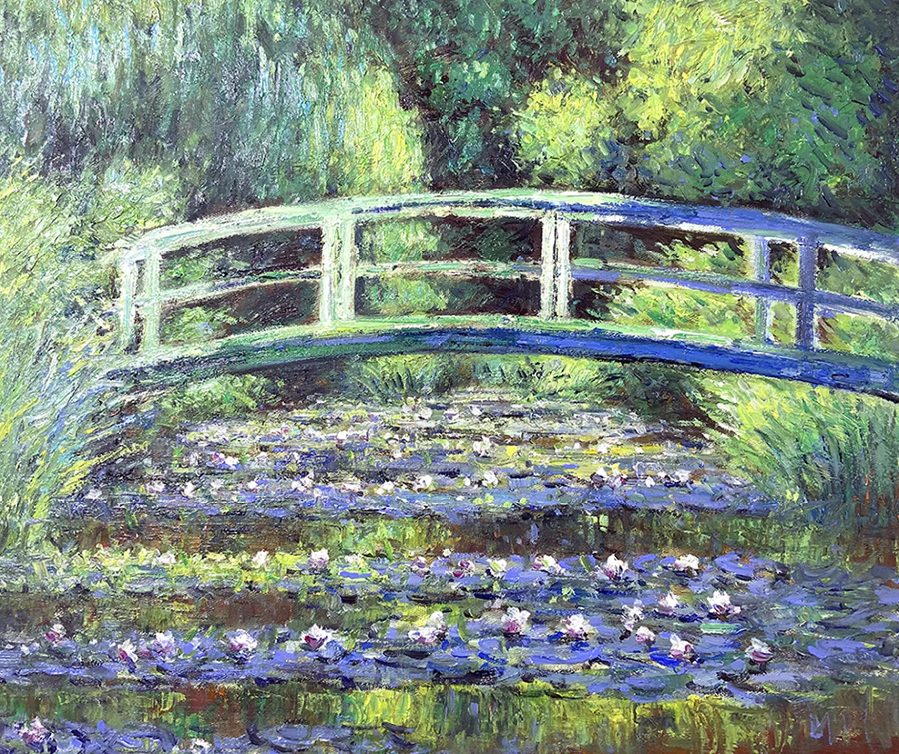 Galerie Mont Waterlily pond, green harmony - Claude Monet^ Monet