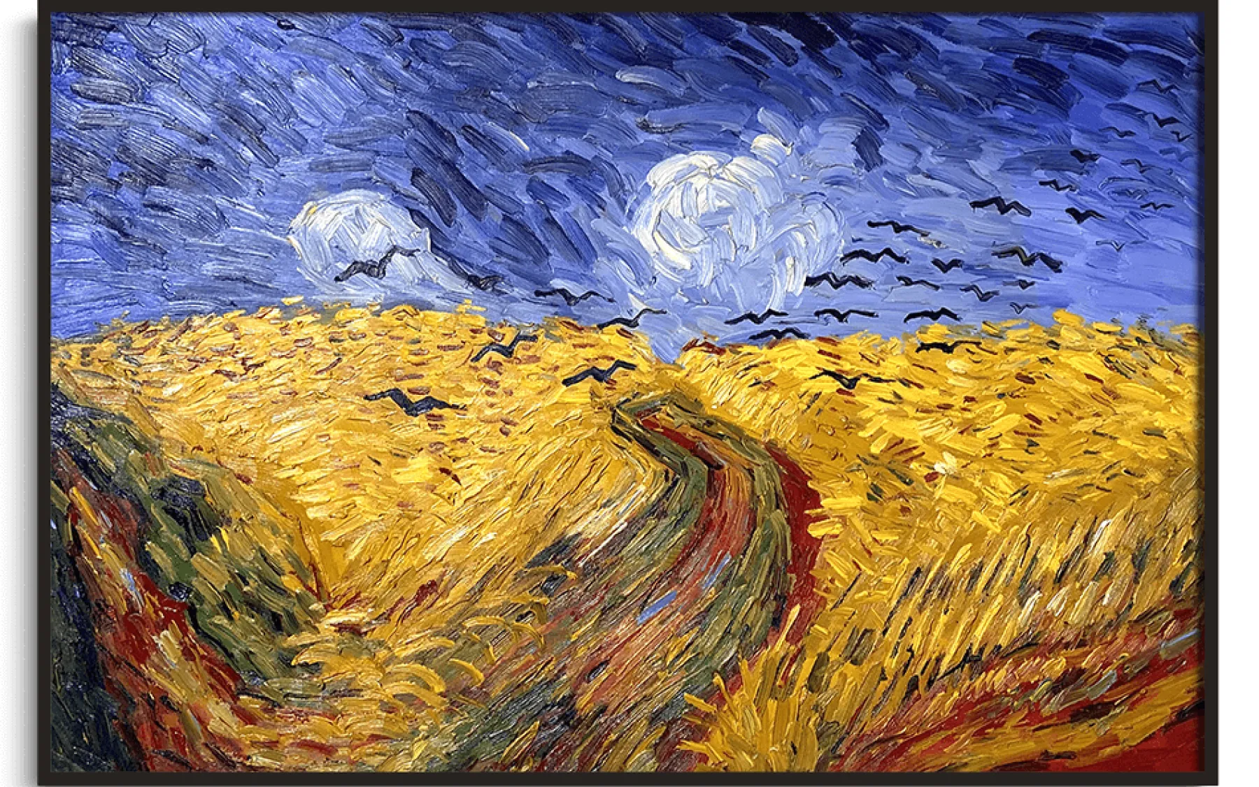 Galerie Mont Wheatfield with Crows - Vincent Van Gogh^ Van Gogh