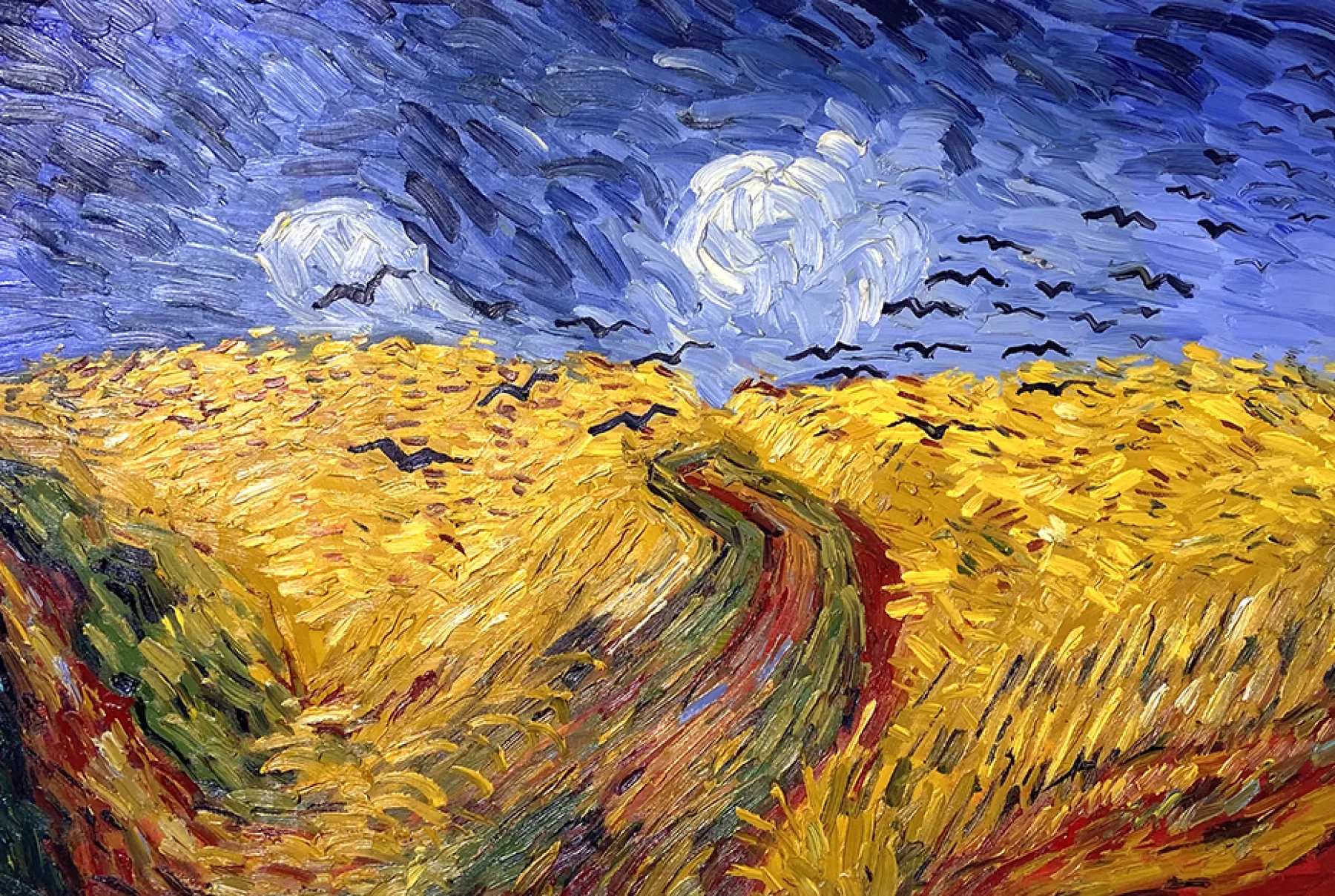 Galerie Mont Wheatfield with Crows - Vincent Van Gogh^ Van Gogh