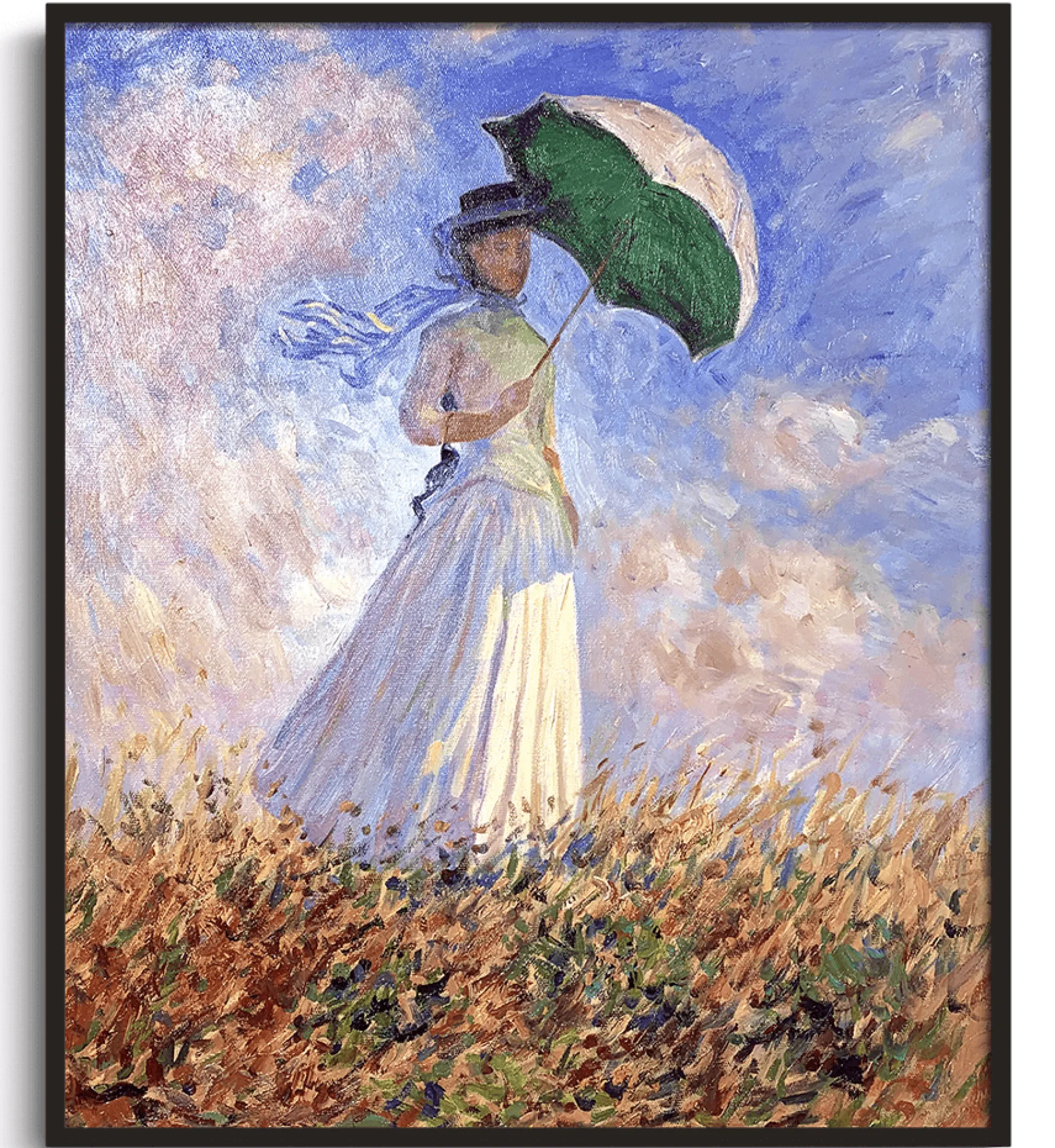 Galerie Mont Woman with a Parasol, facing right - Claude Monet^ Monet